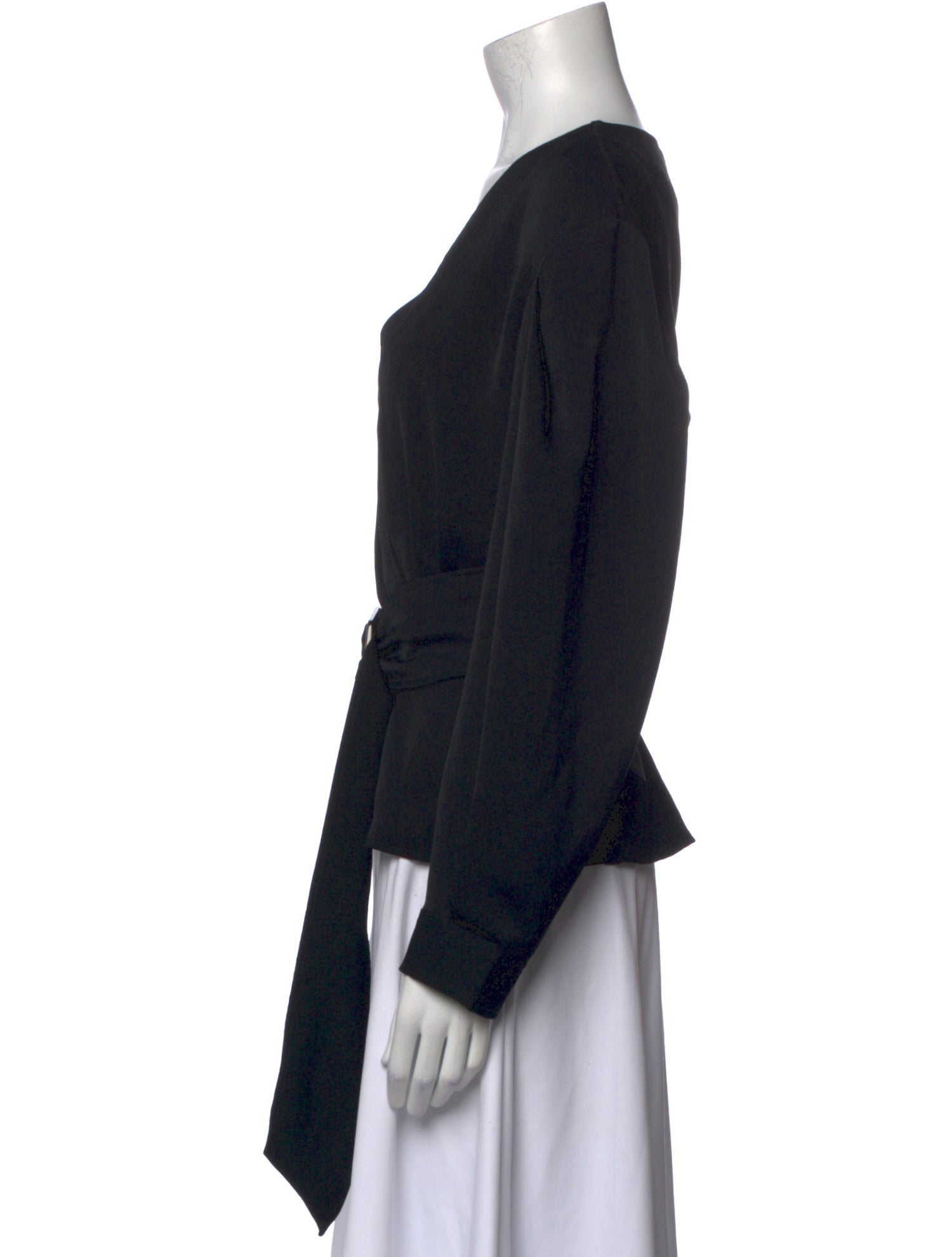 BA&SH V-Neck Long Sleeve Blouse