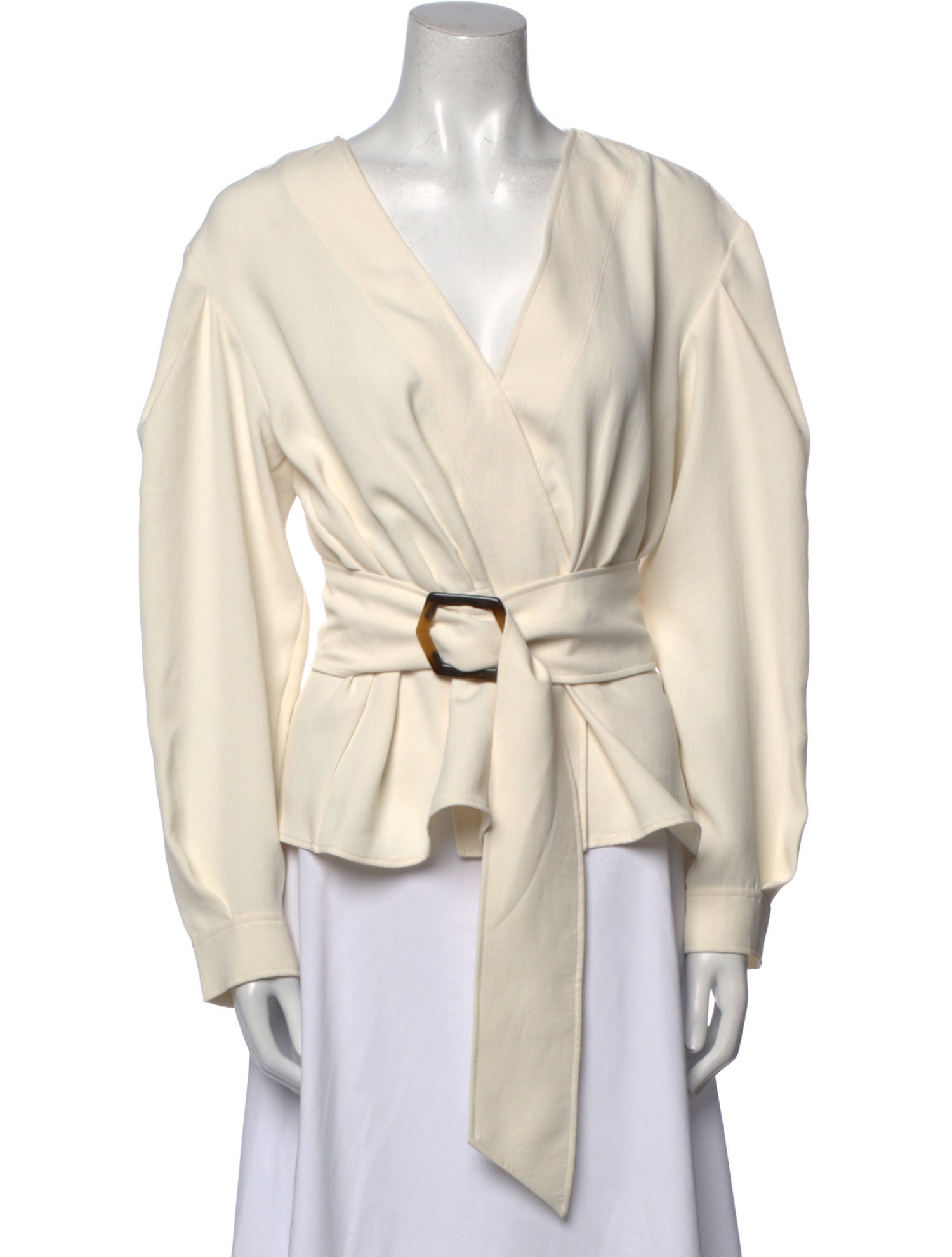 BA&SH V-Neck Long Sleeve Blouse