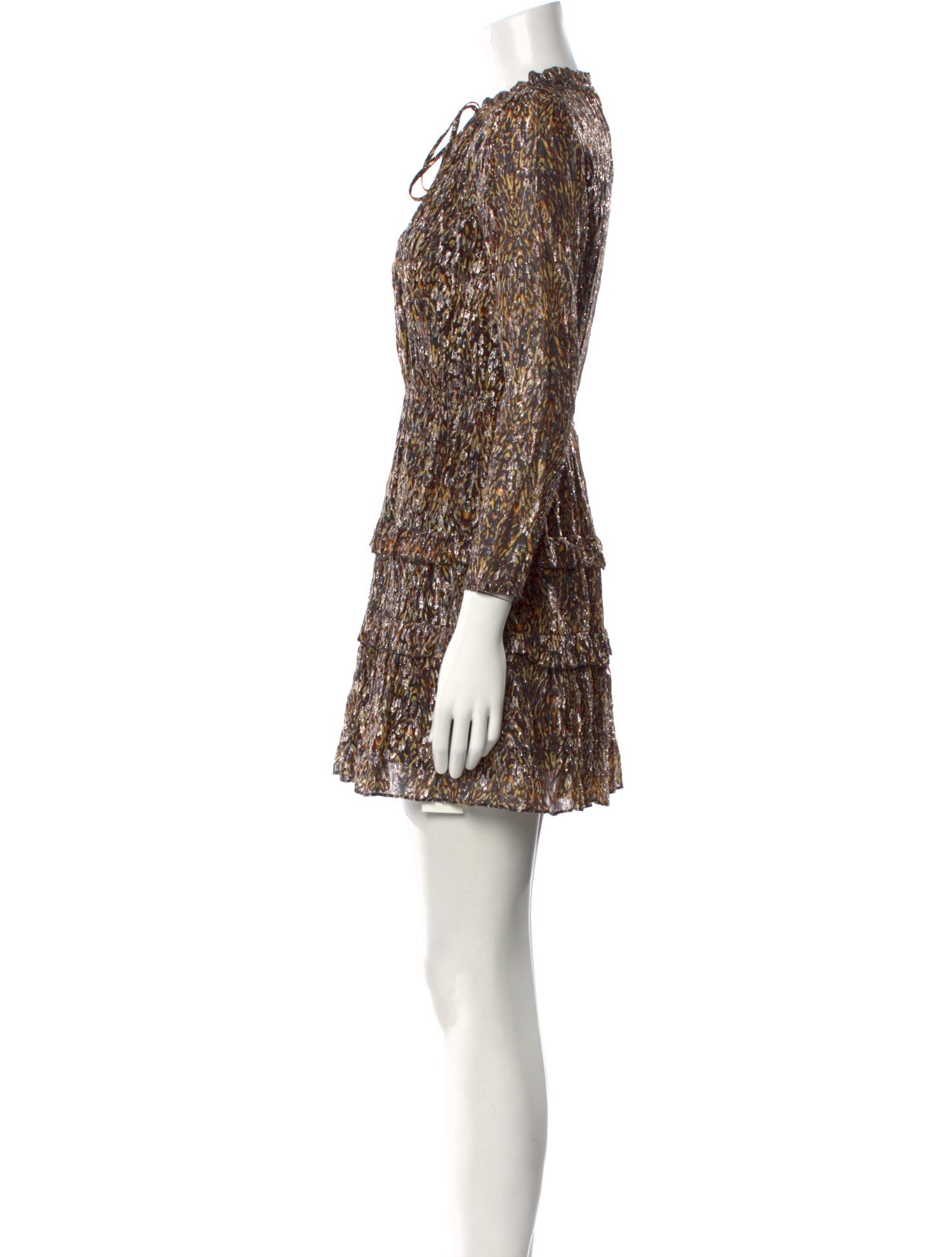 BA&SH Printed Mini Dress