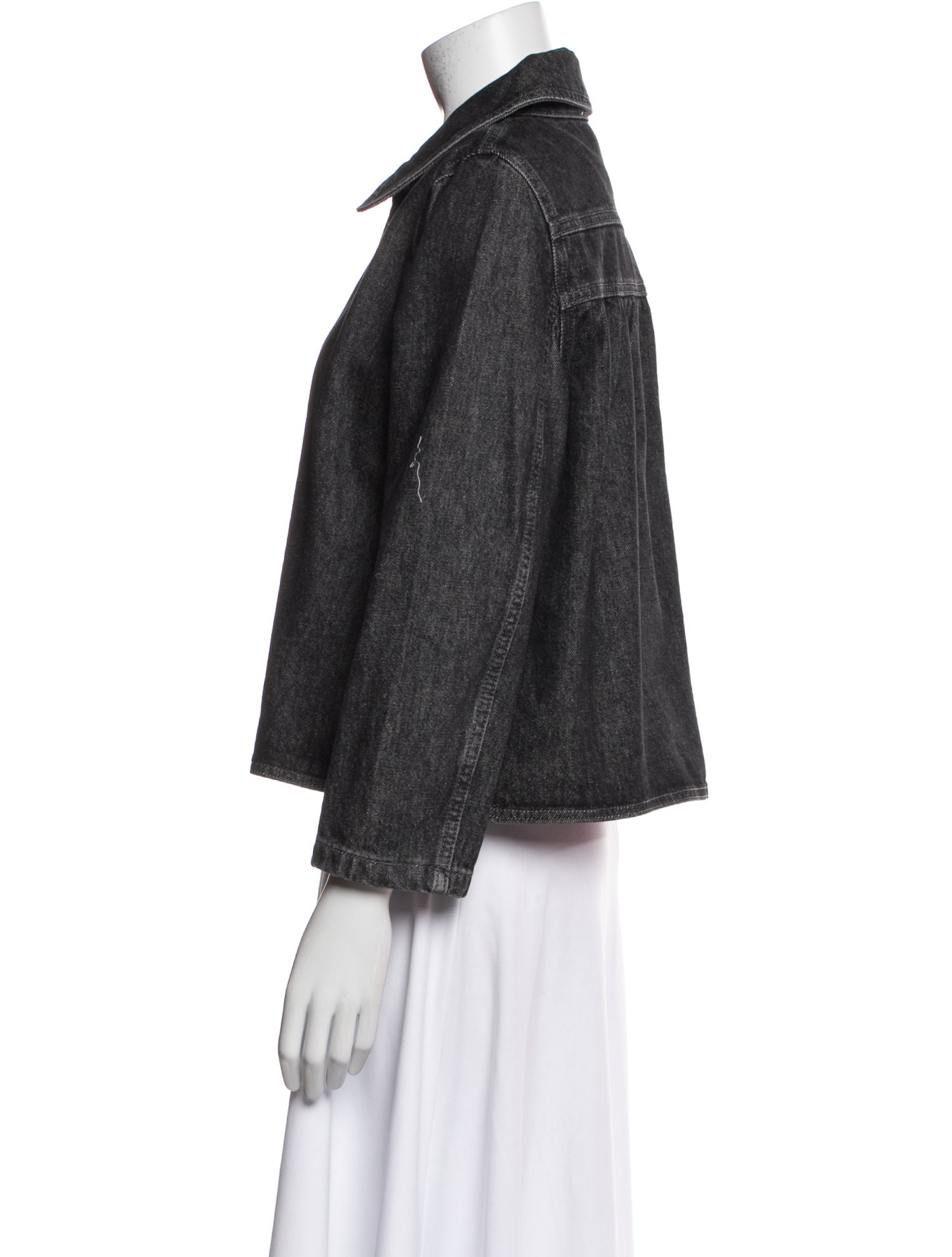 BA&SH Tweed Pattern Denim Jacket w/ Tags