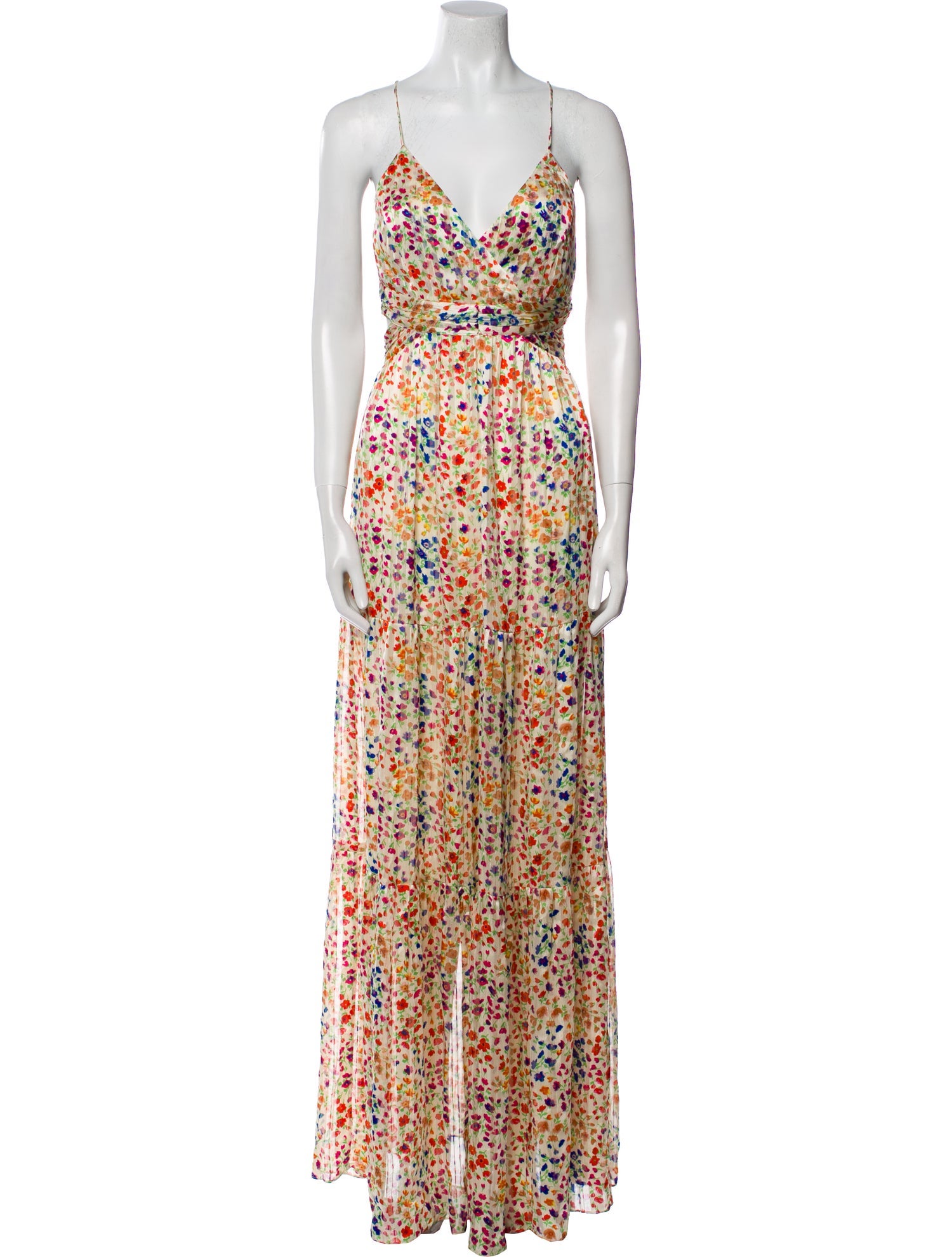 BA&SH Printed Long Dress