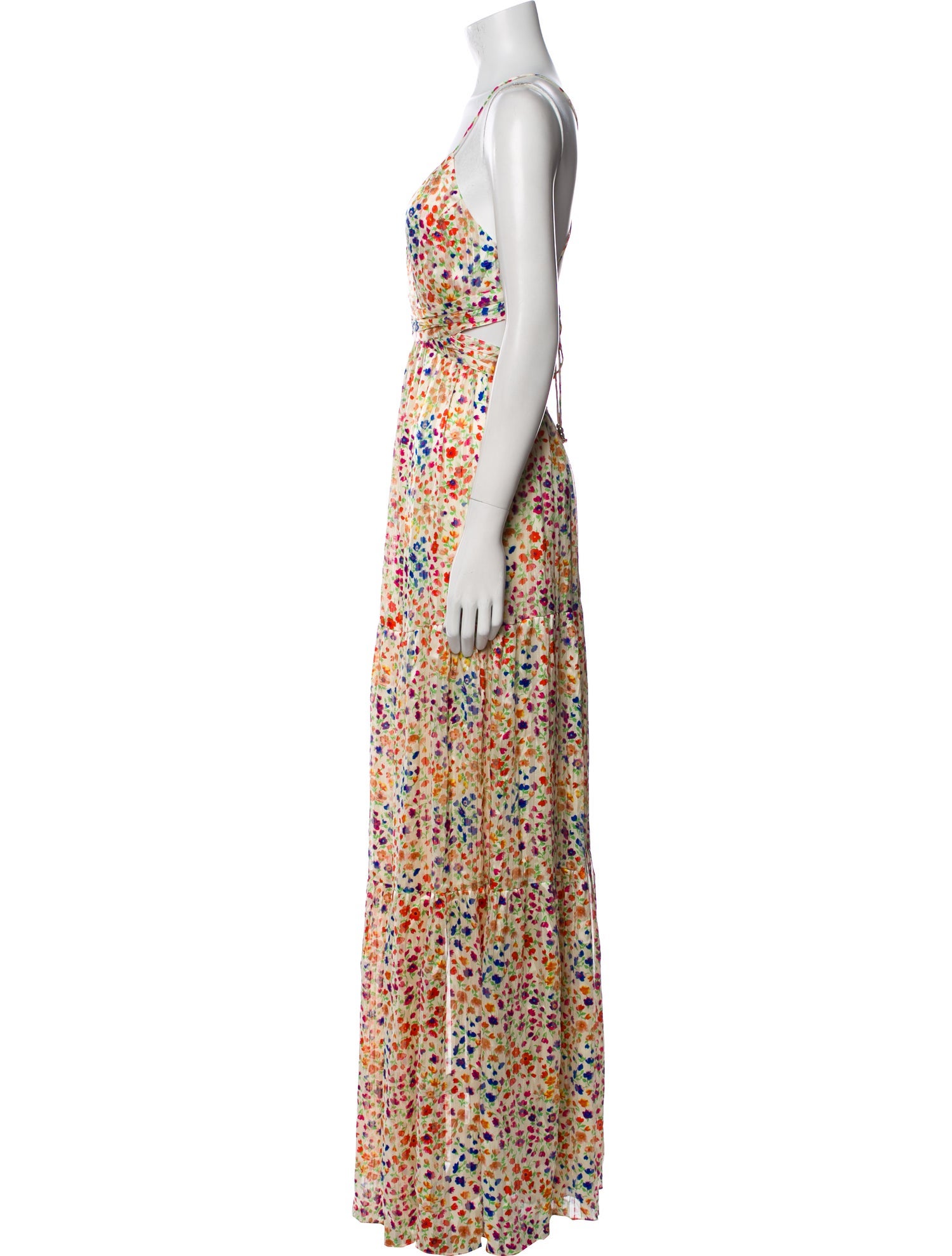 BA&SH Printed Long Dress