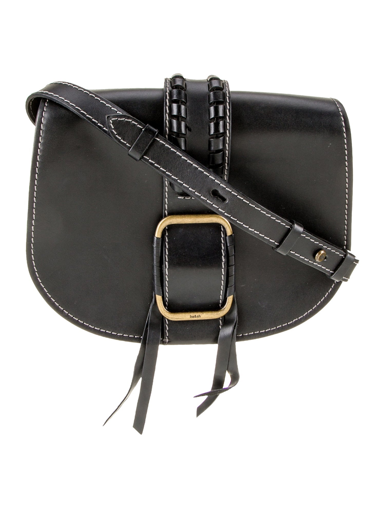 BA&SH Leather Crossbody Bag