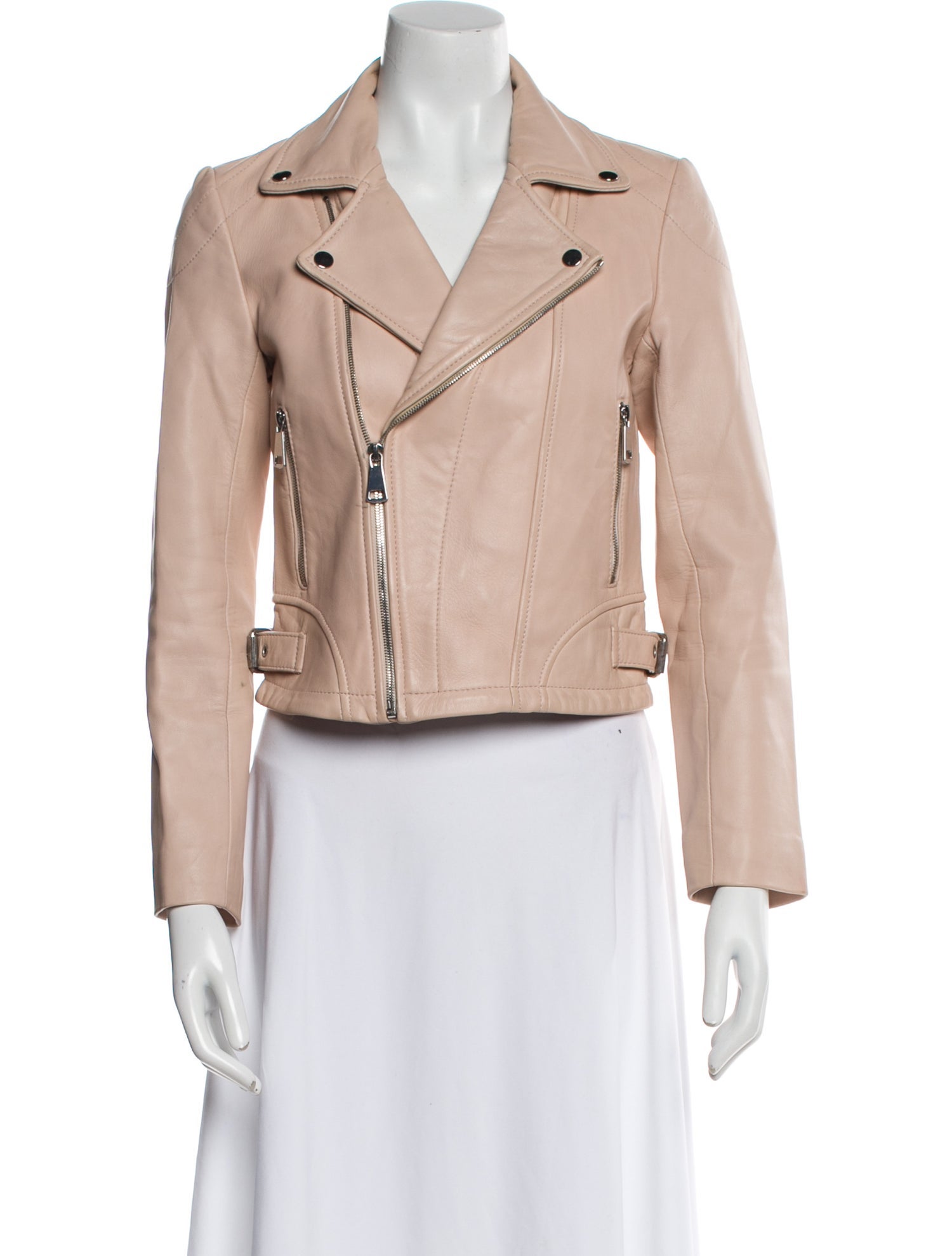 BA&SH Leather Biker Jacket