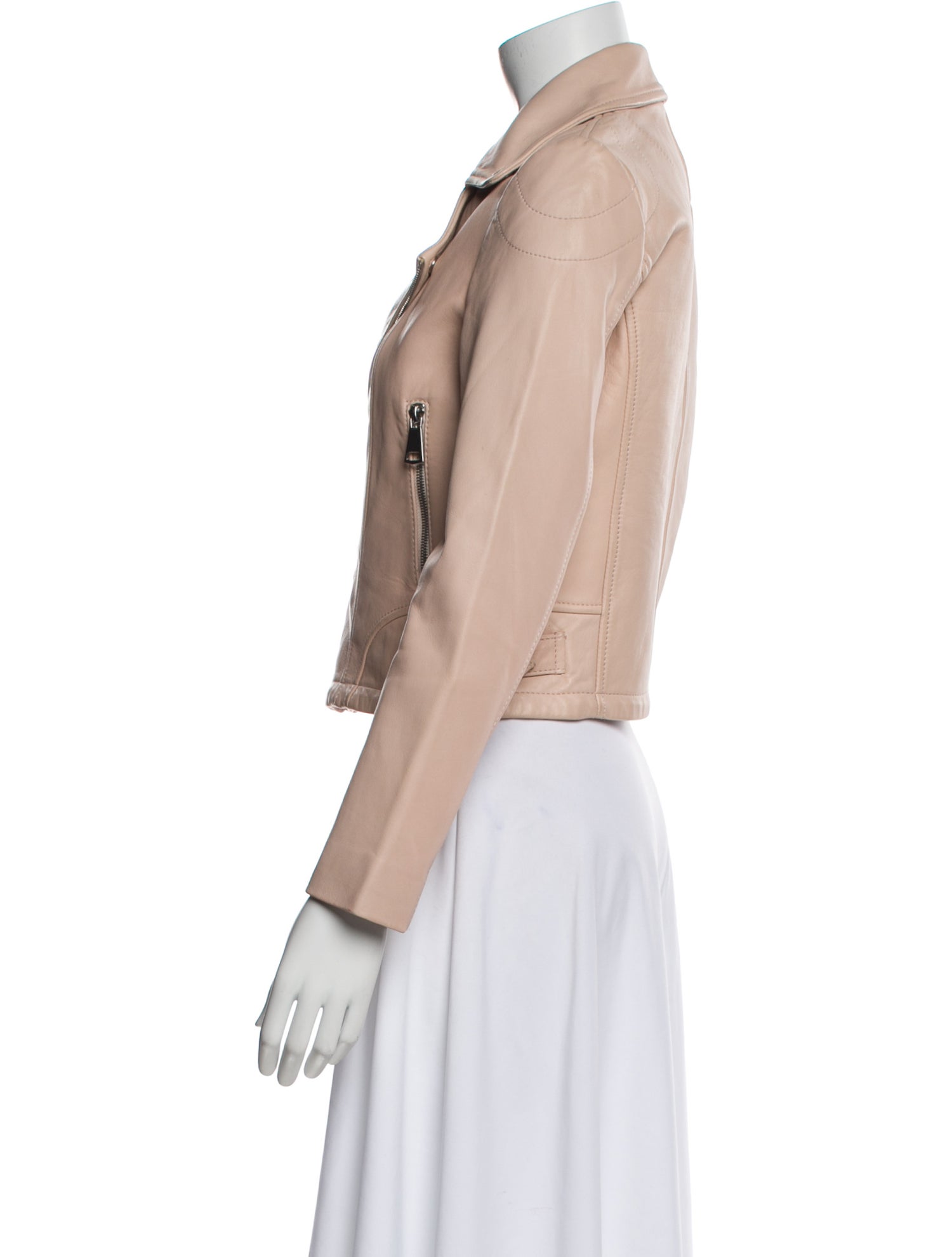 BA&SH Leather Biker Jacket