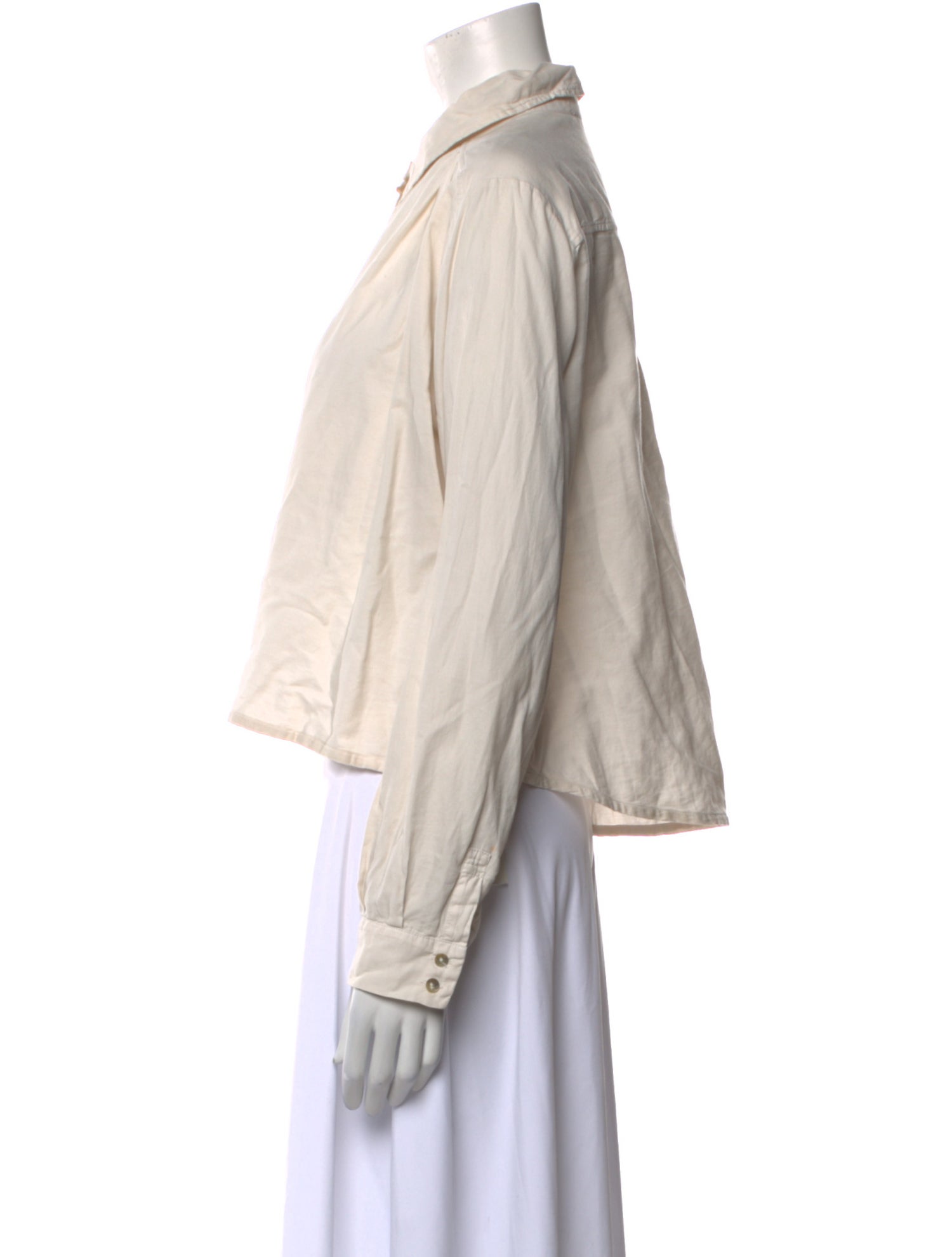 BA&SH Long Sleeve Crop Top