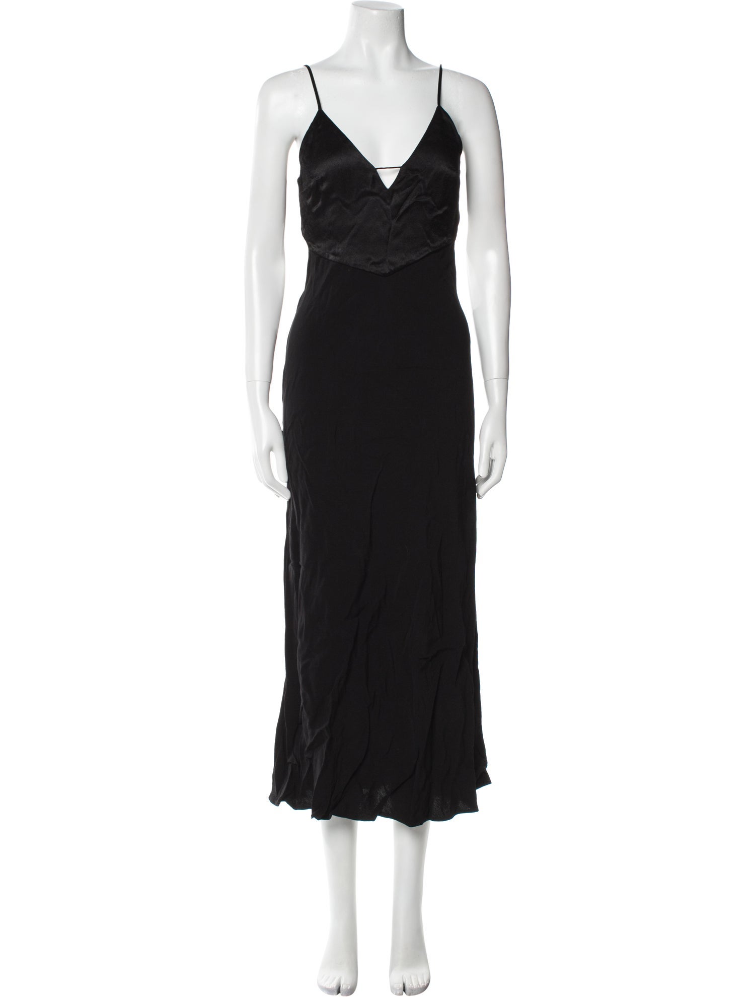 BA&SH V-Neck Midi Length Dress