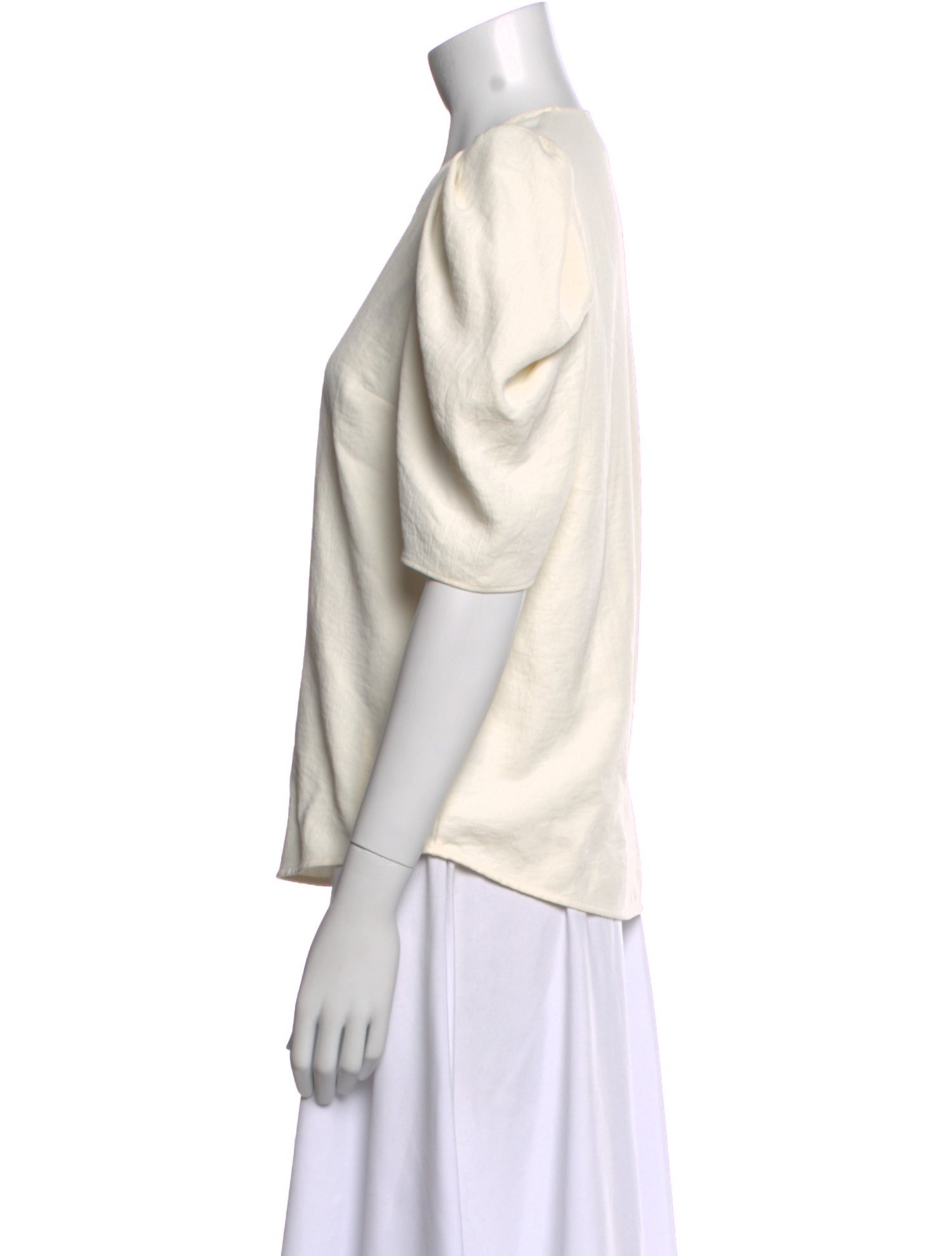 BA&SH V-Neck Short Sleeve Blouse