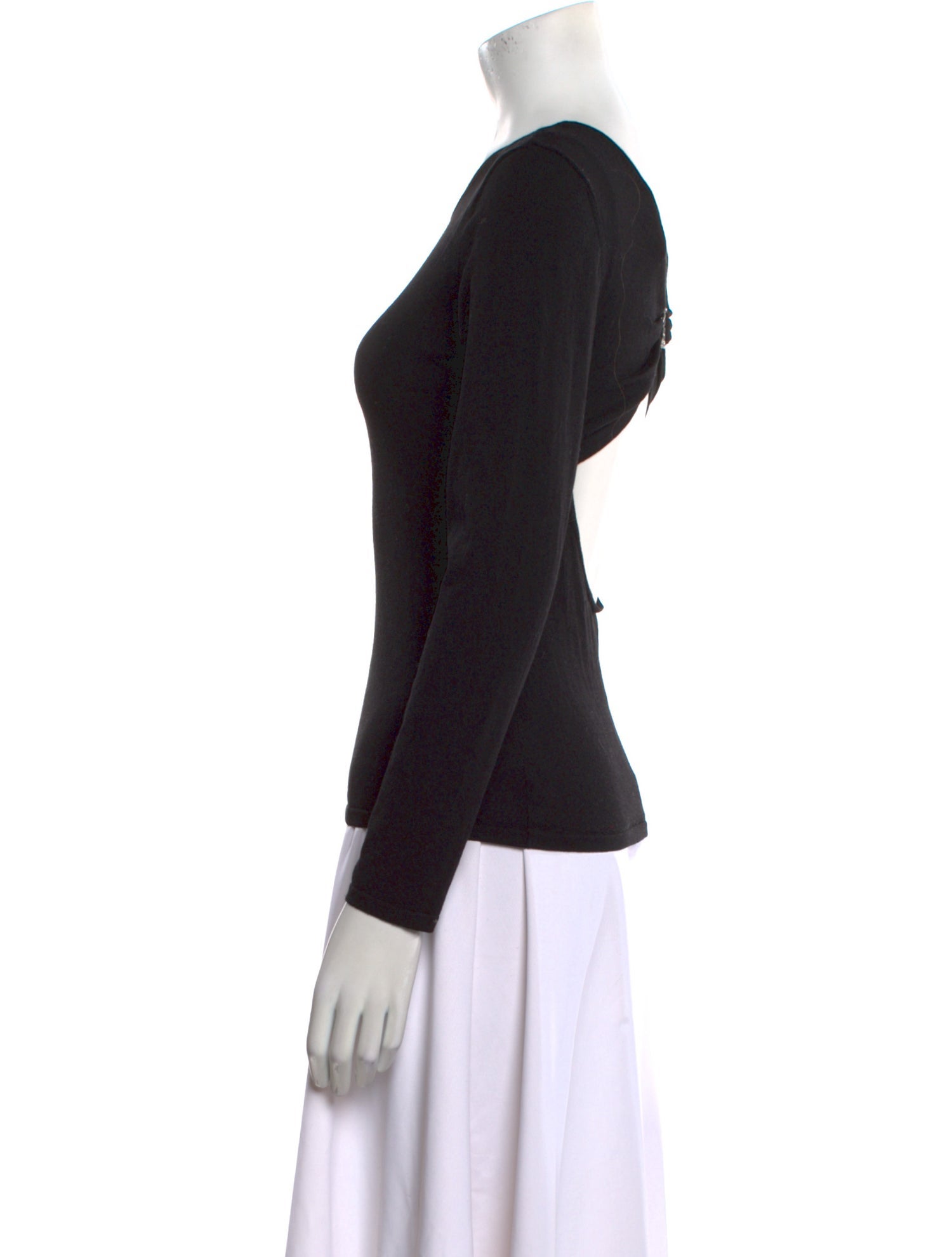 BA&SH Scoop Neck Long Sleeve Sweatshirt