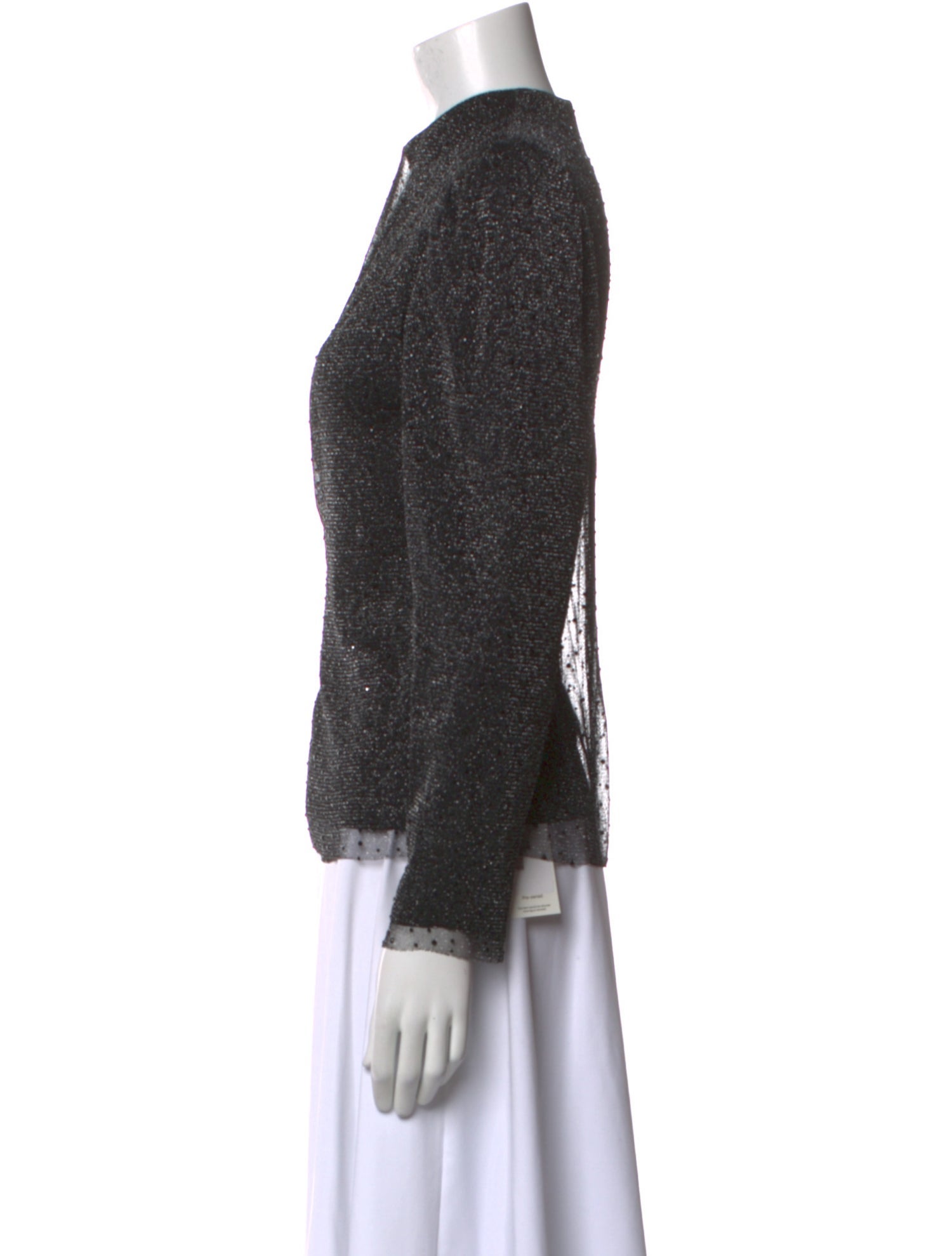 BA&SH Mock Neck Long Sleeve Sweatshirt