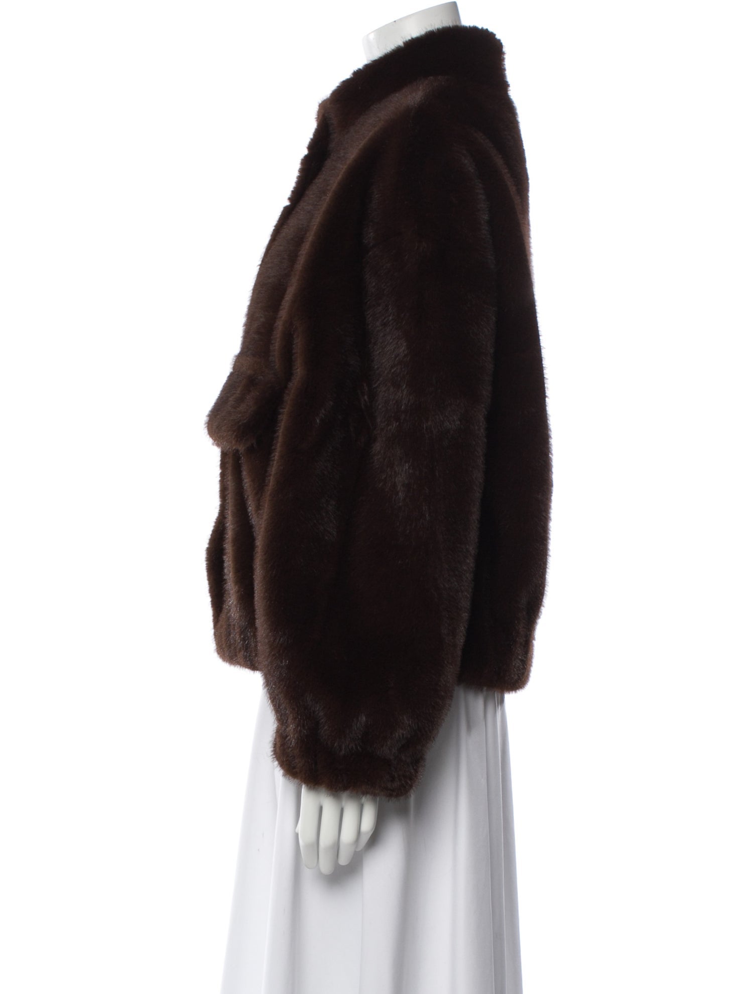 BA&SH Faux Fur Jacket