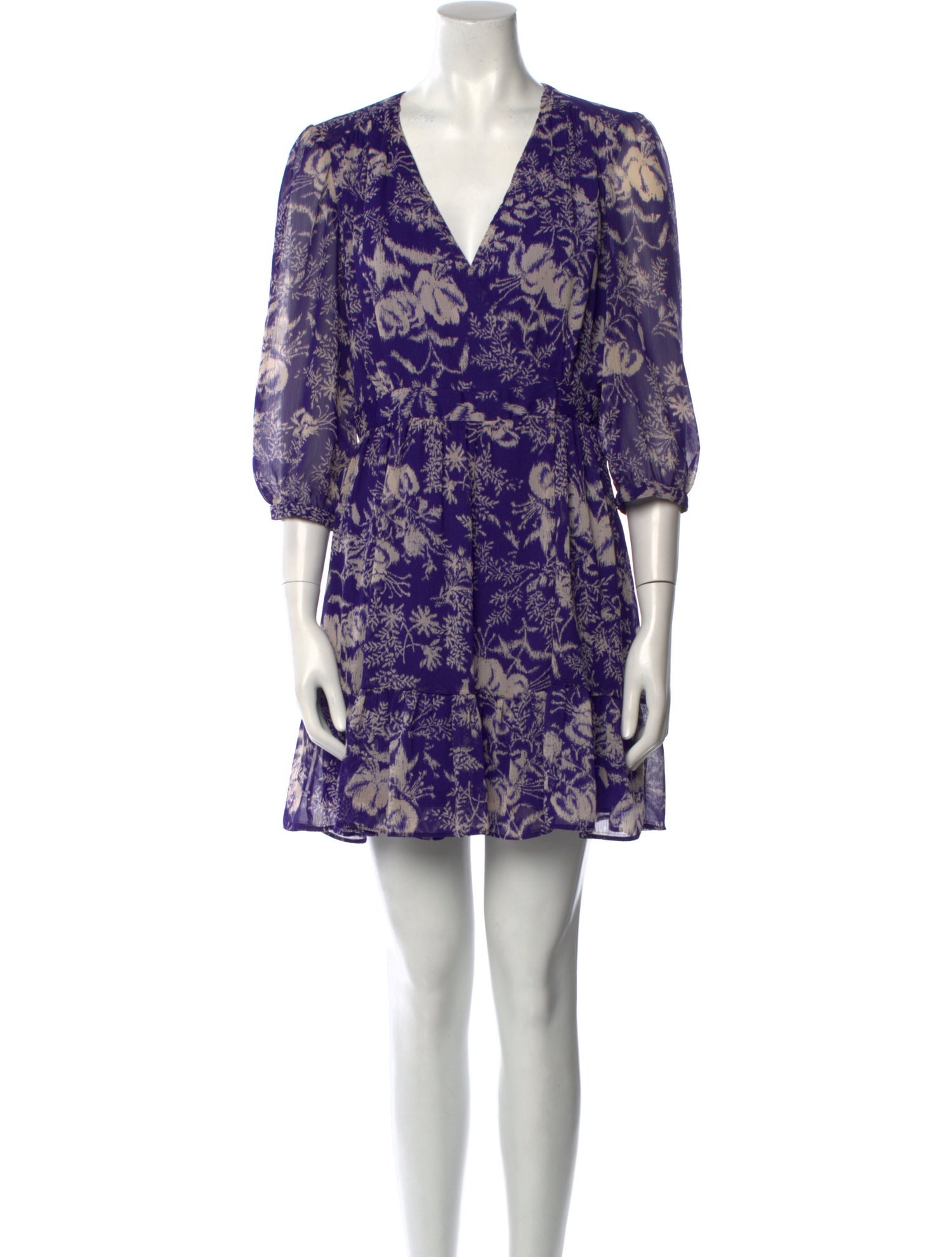 BA&SH Printed Mini Dress