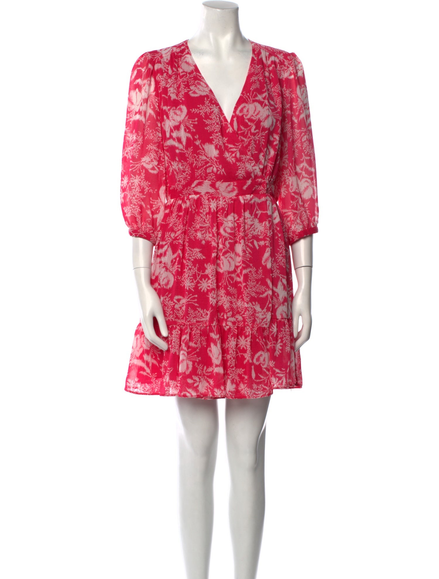 BA&SH Printed Mini Dress