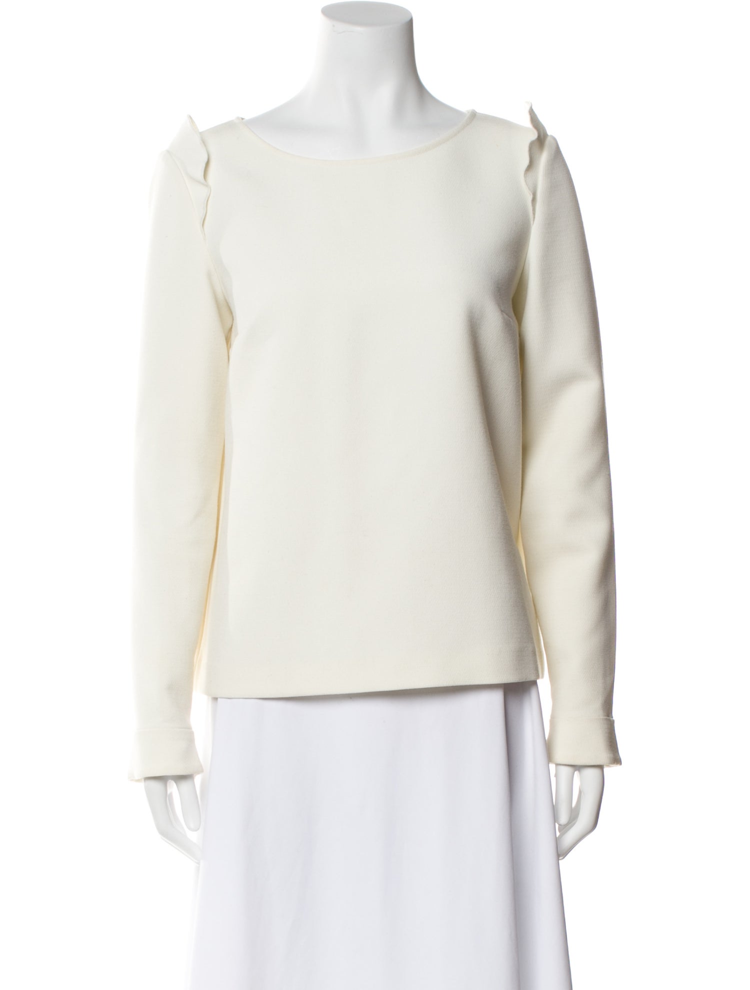 BA&SH Bateau Neckline Long Sleeve Sweatshirt