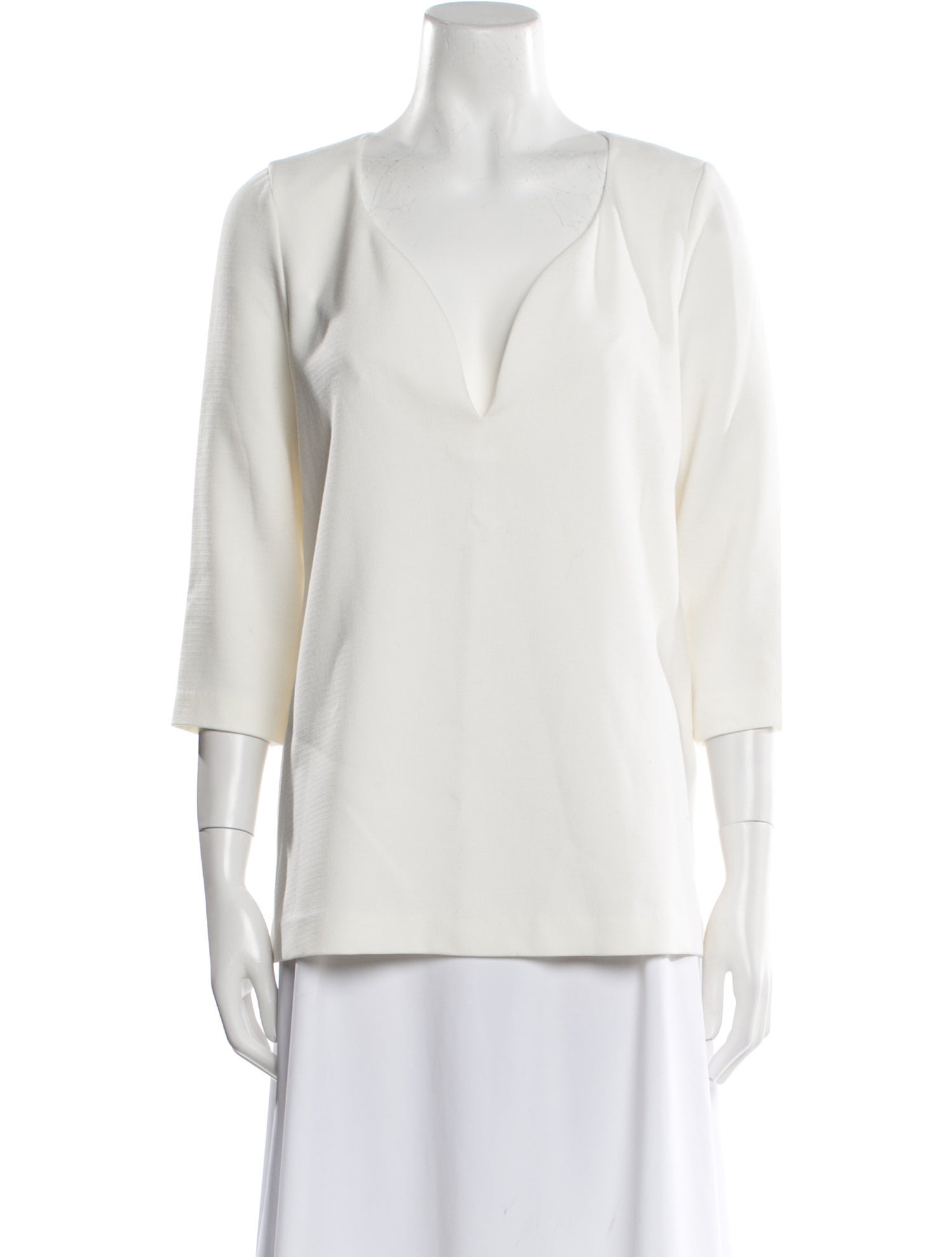 BA&SH V-Neck Three-Quarter Sleeve Tunic