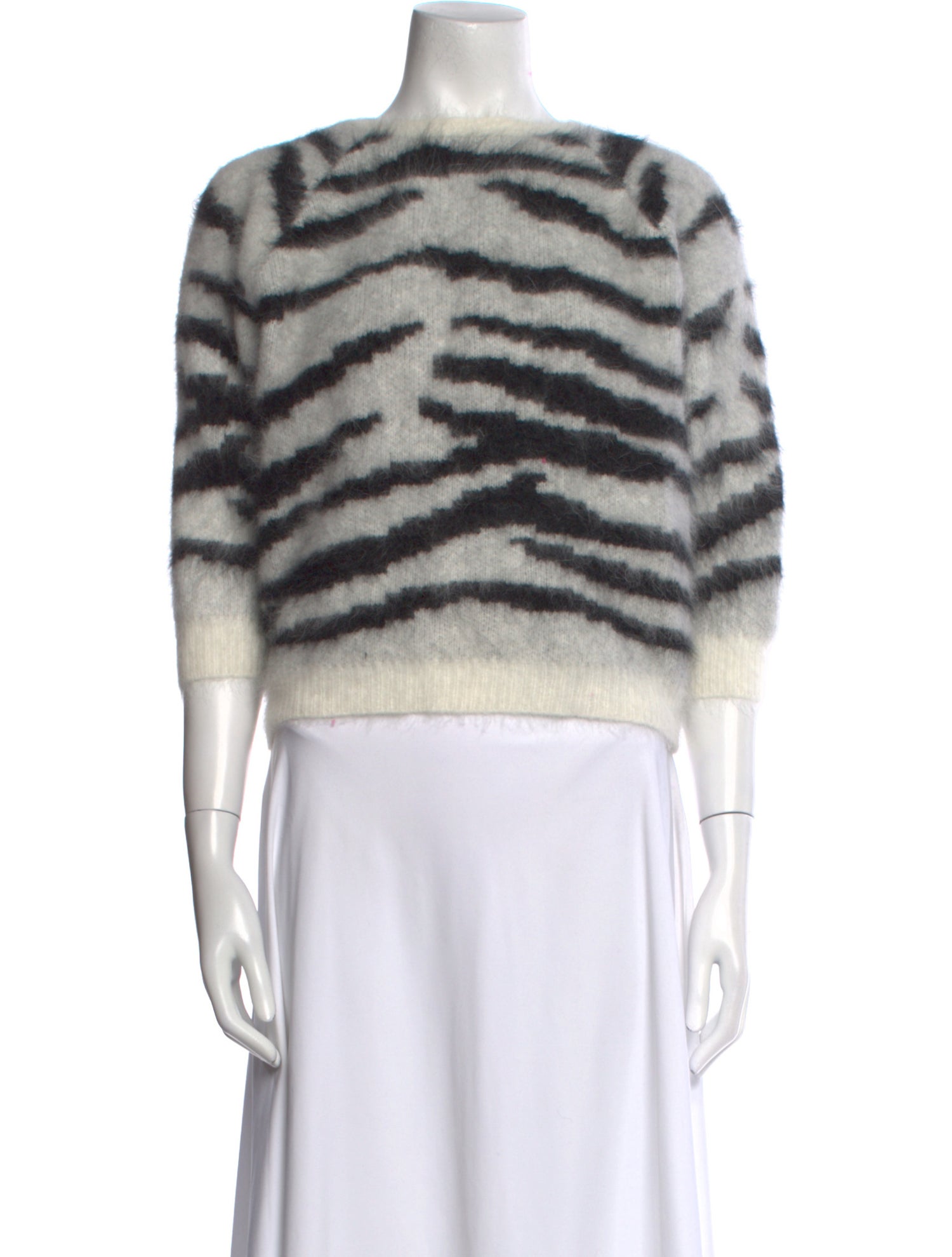 BA&SH Printed Crew Neck Sweater