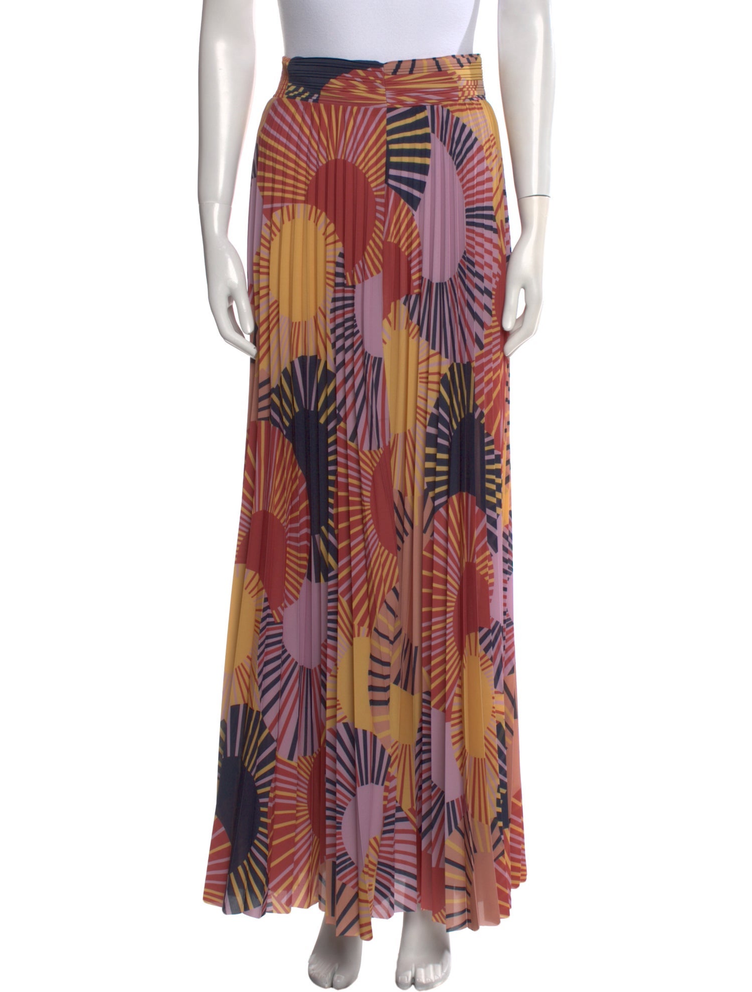 BA&SH Printed Long Skirt