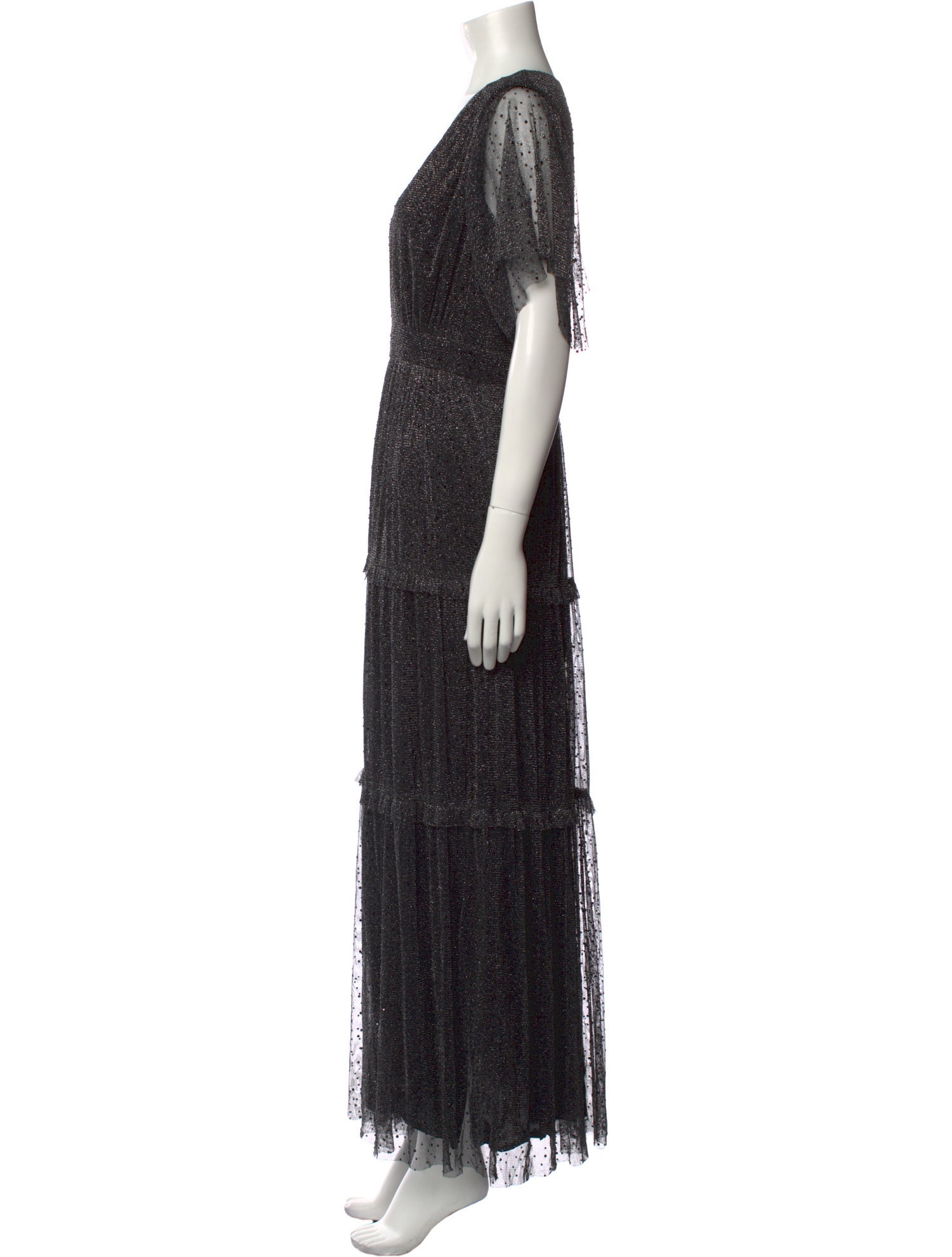 BA&SH V-Neck Long Dress