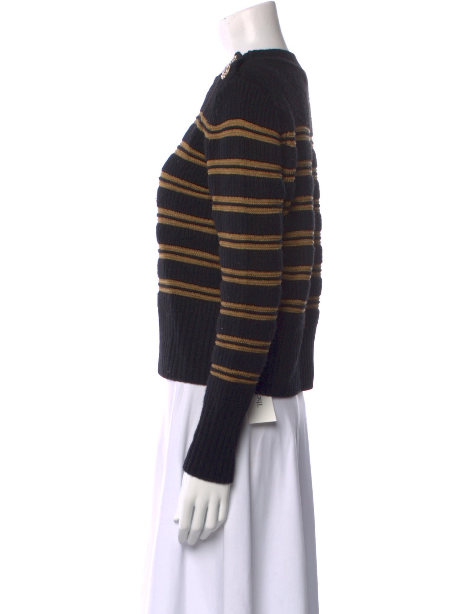 BA&SH Striped Crew Neck Sweater
