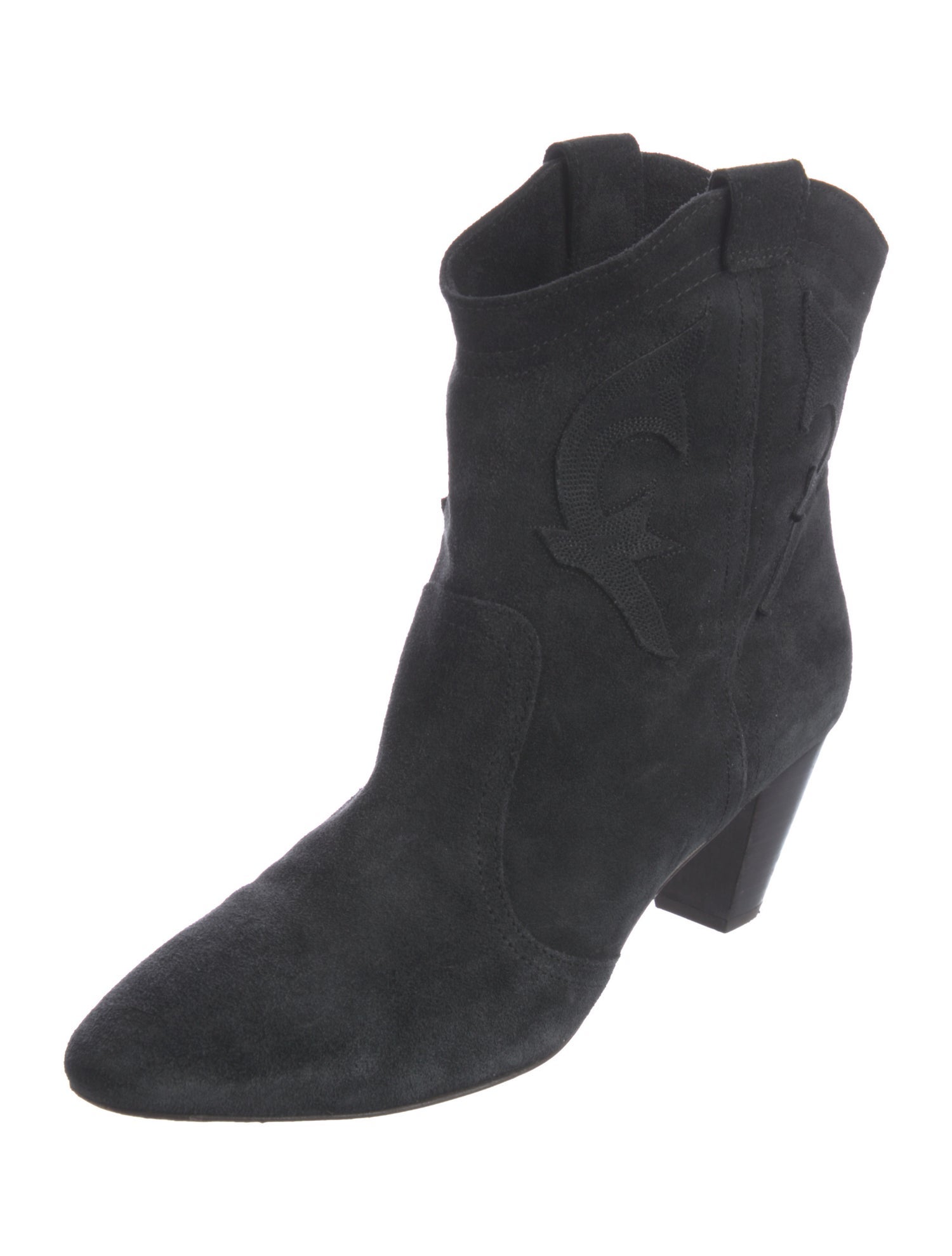 BA&SH Suede Western Boots