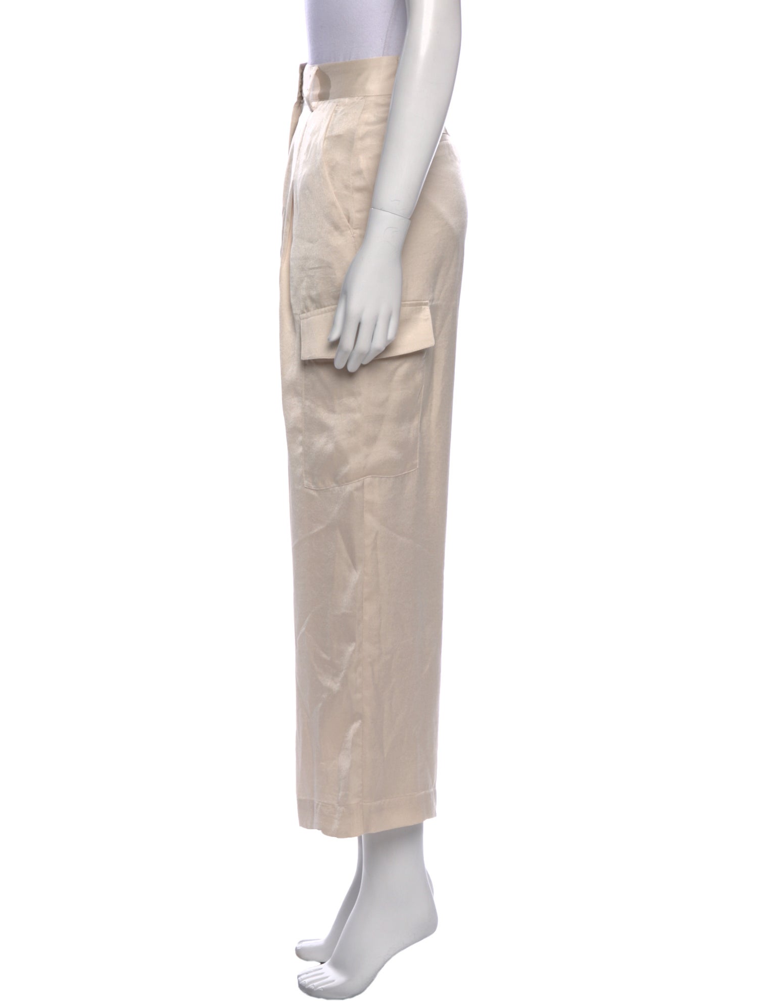 BA&SH Satin Wide Leg Pants w/ Tags