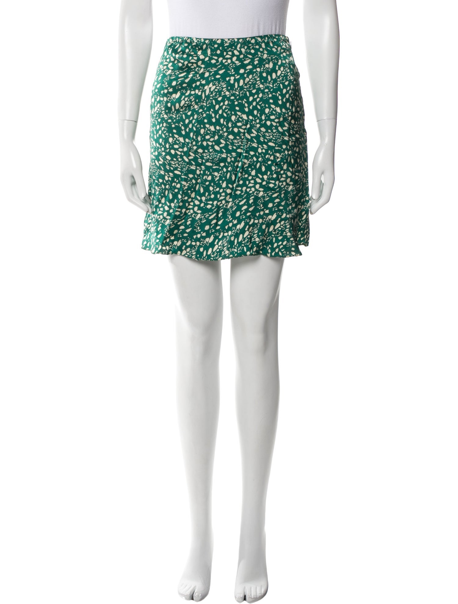 BA&SH Printed Mini Skirt w/ Tags