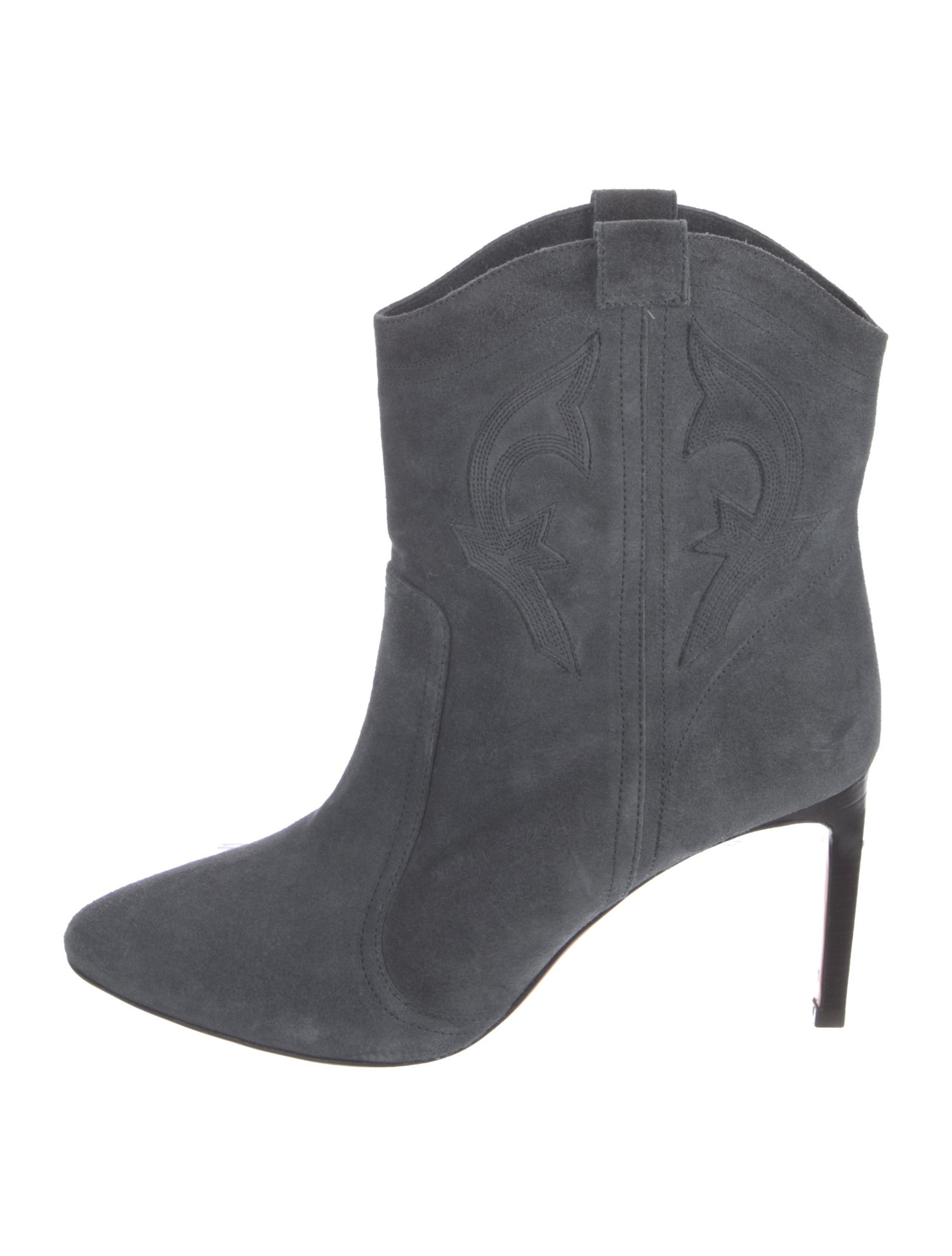 BA&SH Suede Western Boots