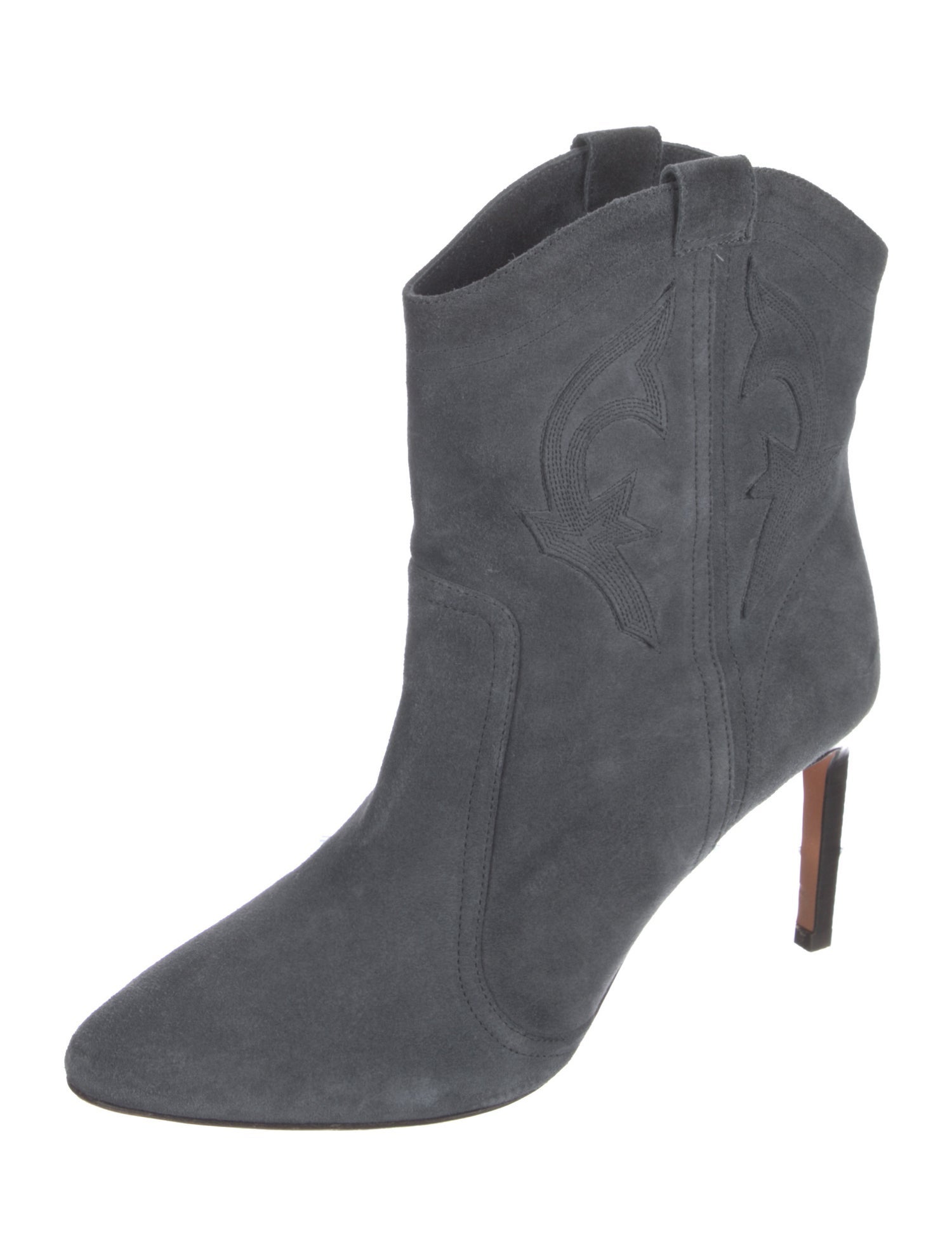 BA&SH Suede Western Boots