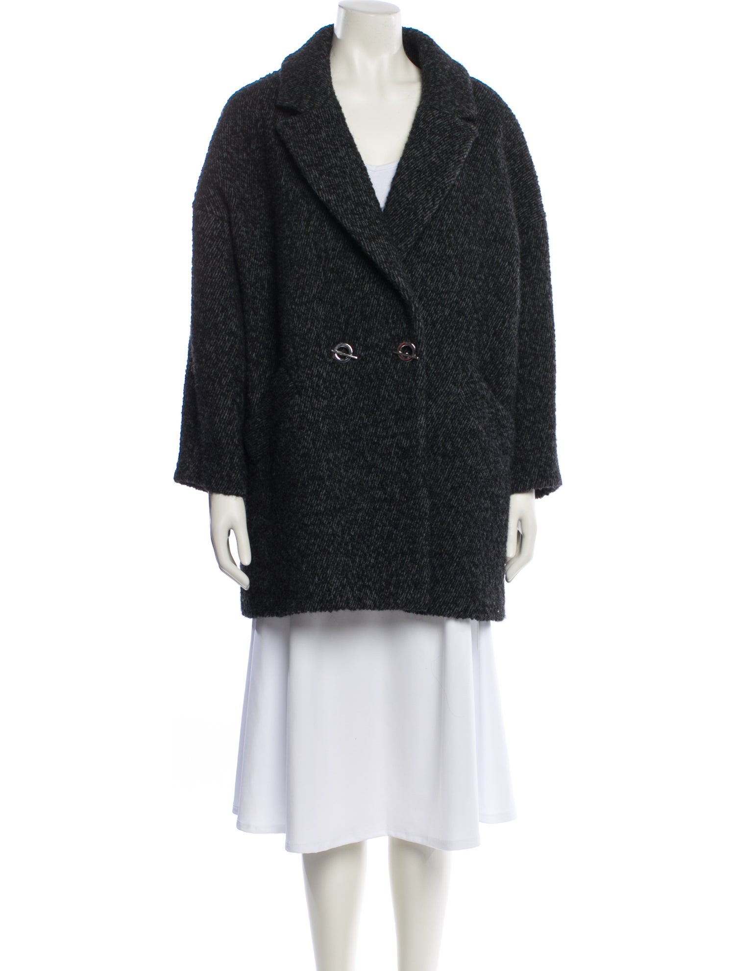 BA&SH Tweed Pattern Blazer