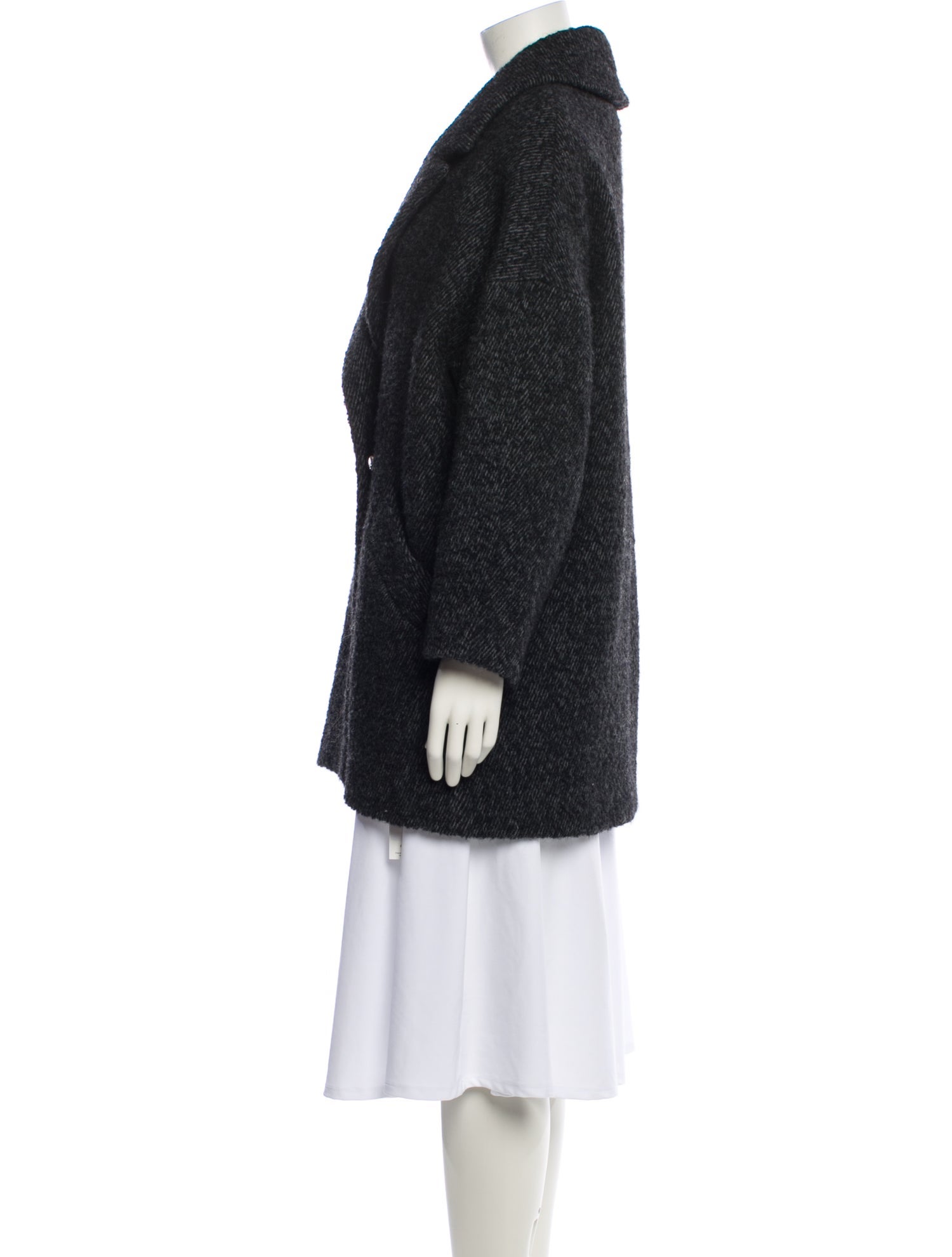 BA&SH Tweed Pattern Blazer