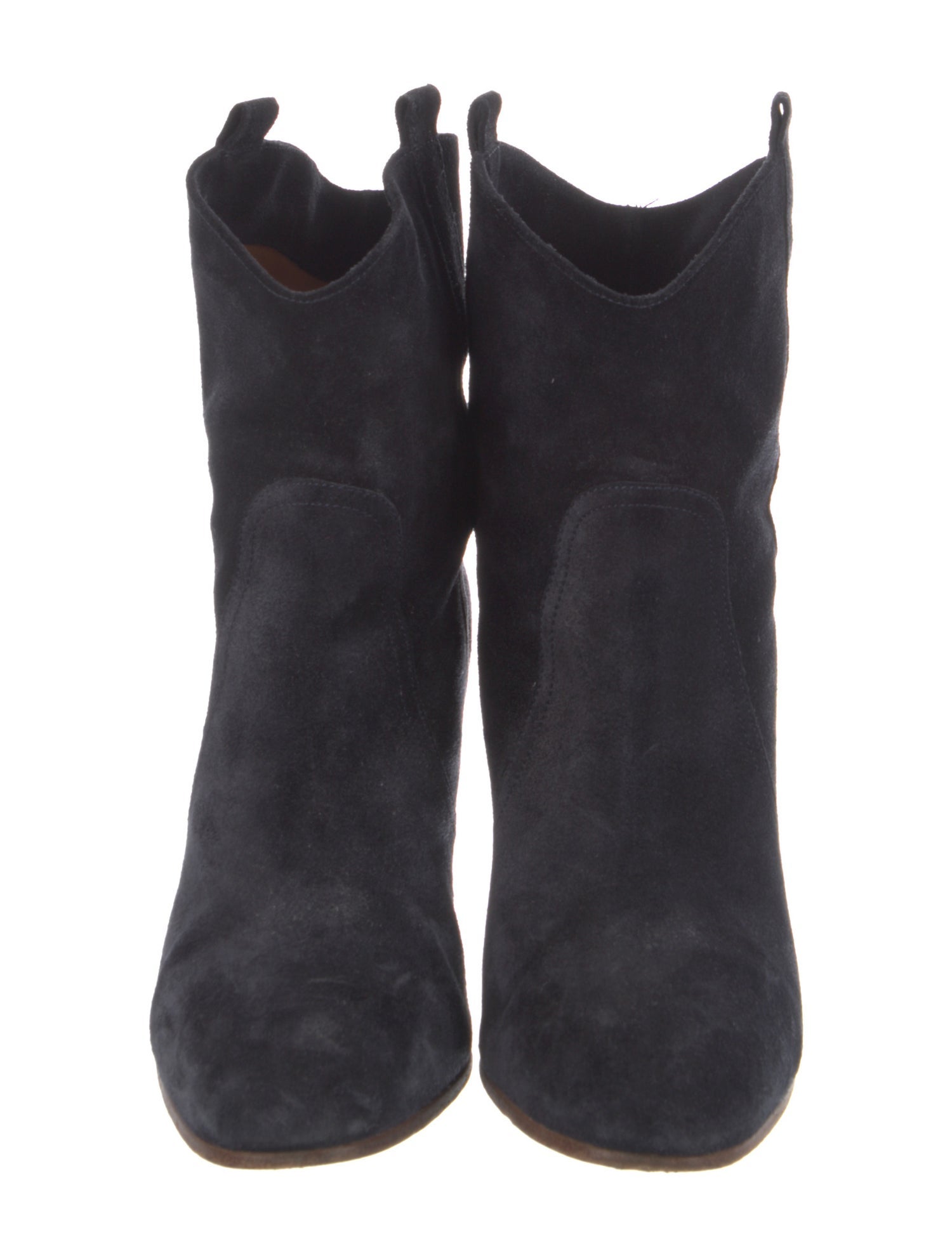 BA&SH Suede Western Boots