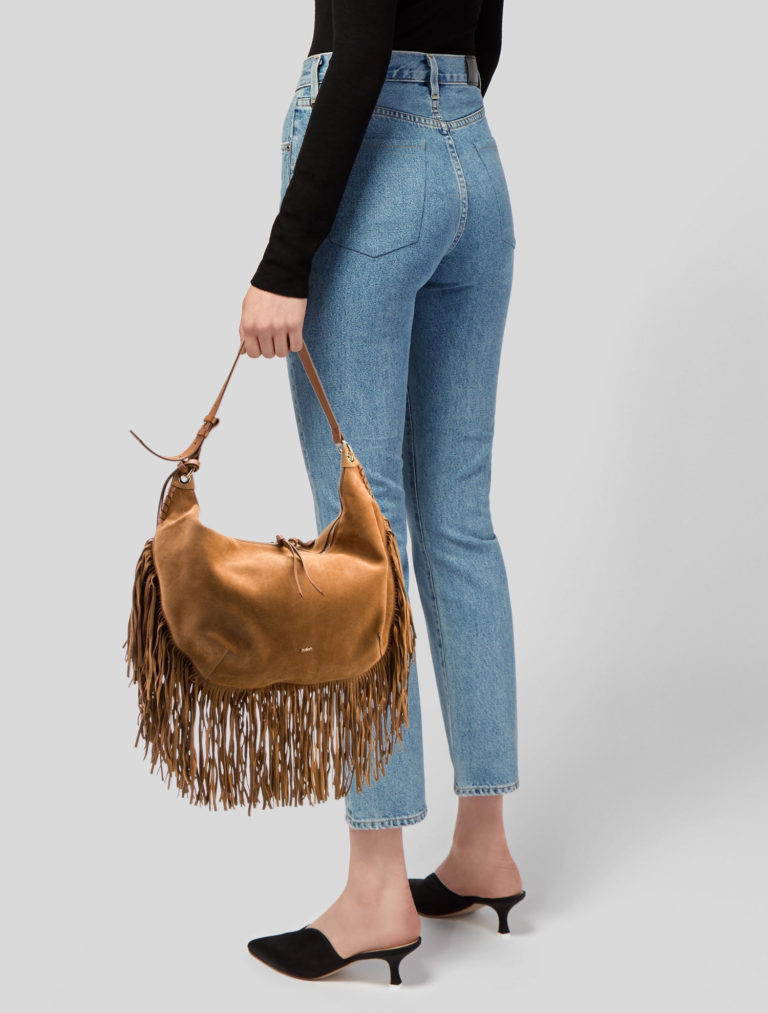 BA&SH Suede Shoulder Bag w/ Tags