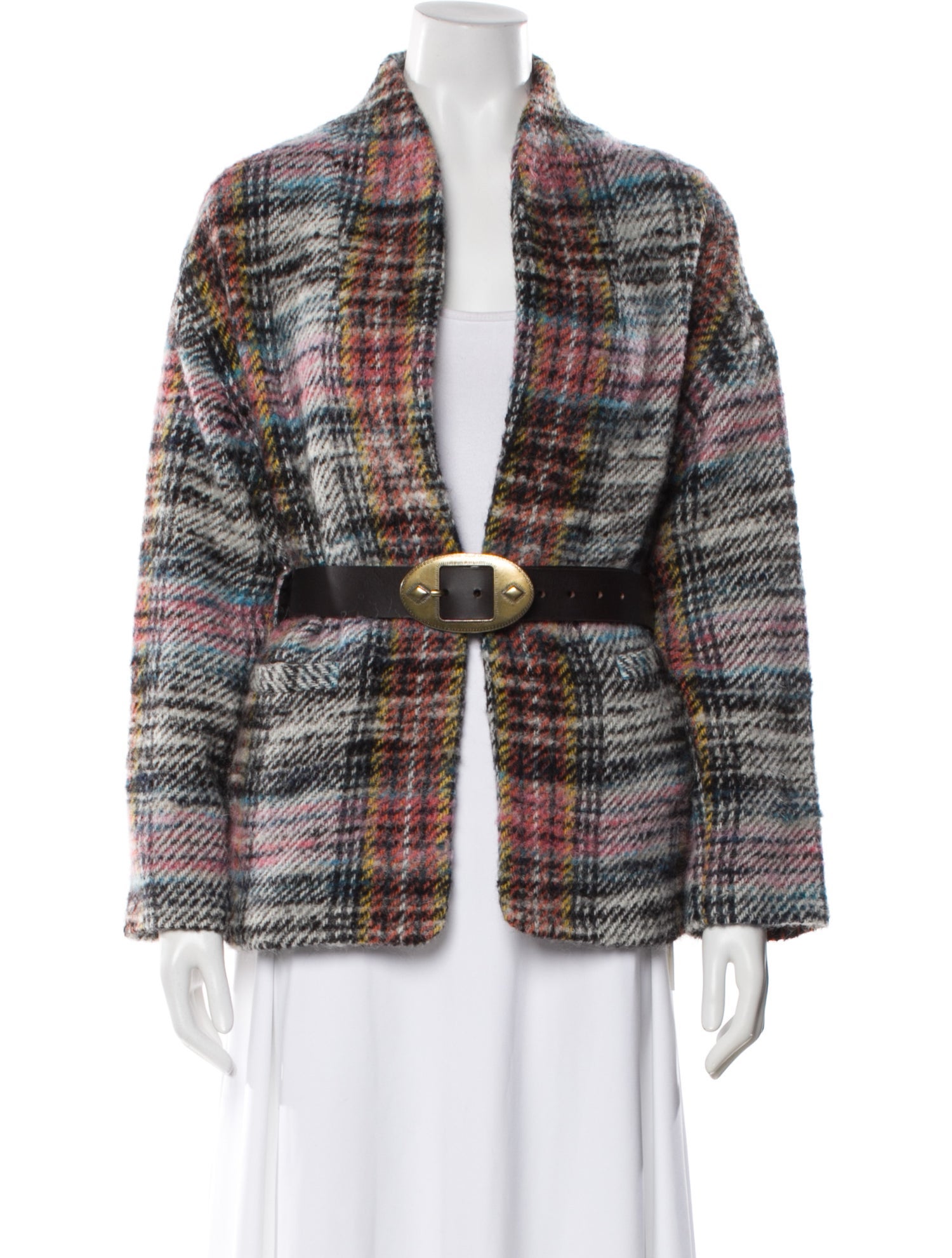 BA&SH Plaid Print Jacket w/ Tags
