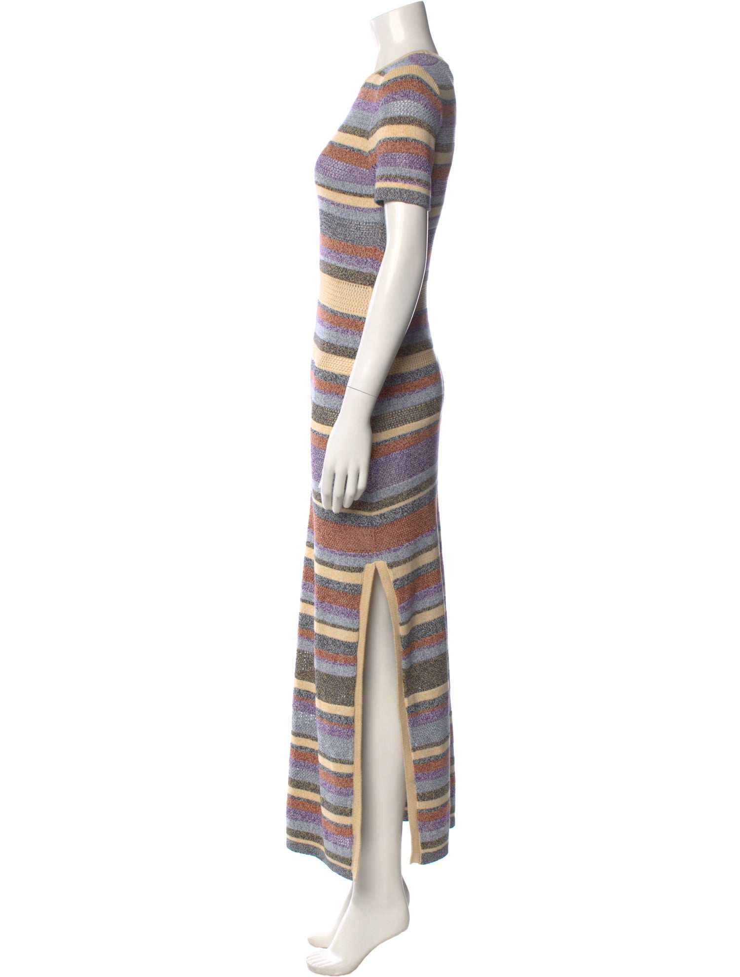 BA&SH Striped Long Dress
