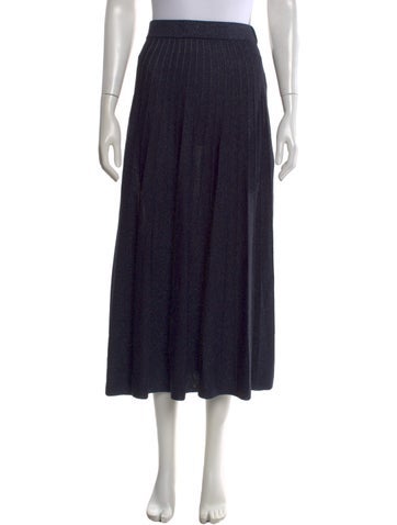 Pre-owned Ba&sh Midi Length Skirt In Blue