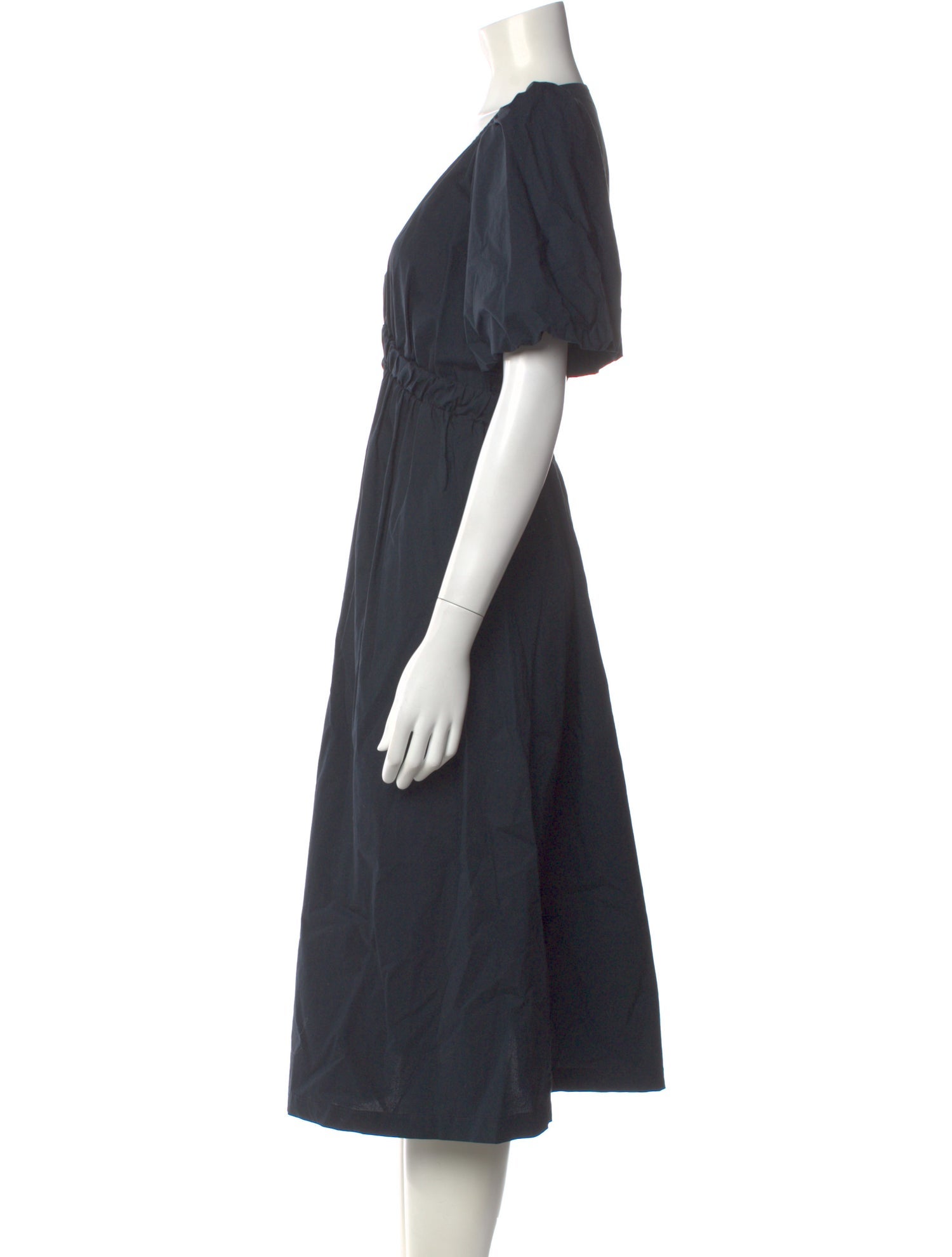 BA&SH V-Neck Midi Length Dress