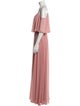 Jenny Packham V-Neck Long Dress