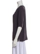 Jenny Packham Scoop Neck Three-Quarter Sleeve T-Shirt