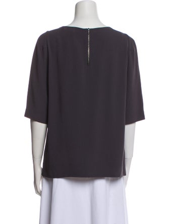 Jenny Packham Scoop Neck Three-Quarter Sleeve T-Shirt
