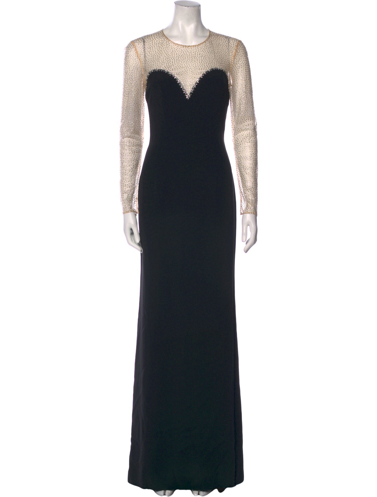 Jenny Packham Crew Neck Long Dress w/ Tags