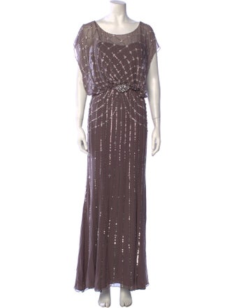 Jenny Packham Silk Long Dress