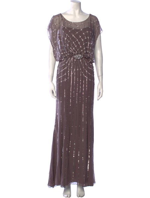 Jenny Packham Silk Long Dress