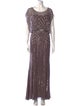 Jenny Packham Silk Long Dress