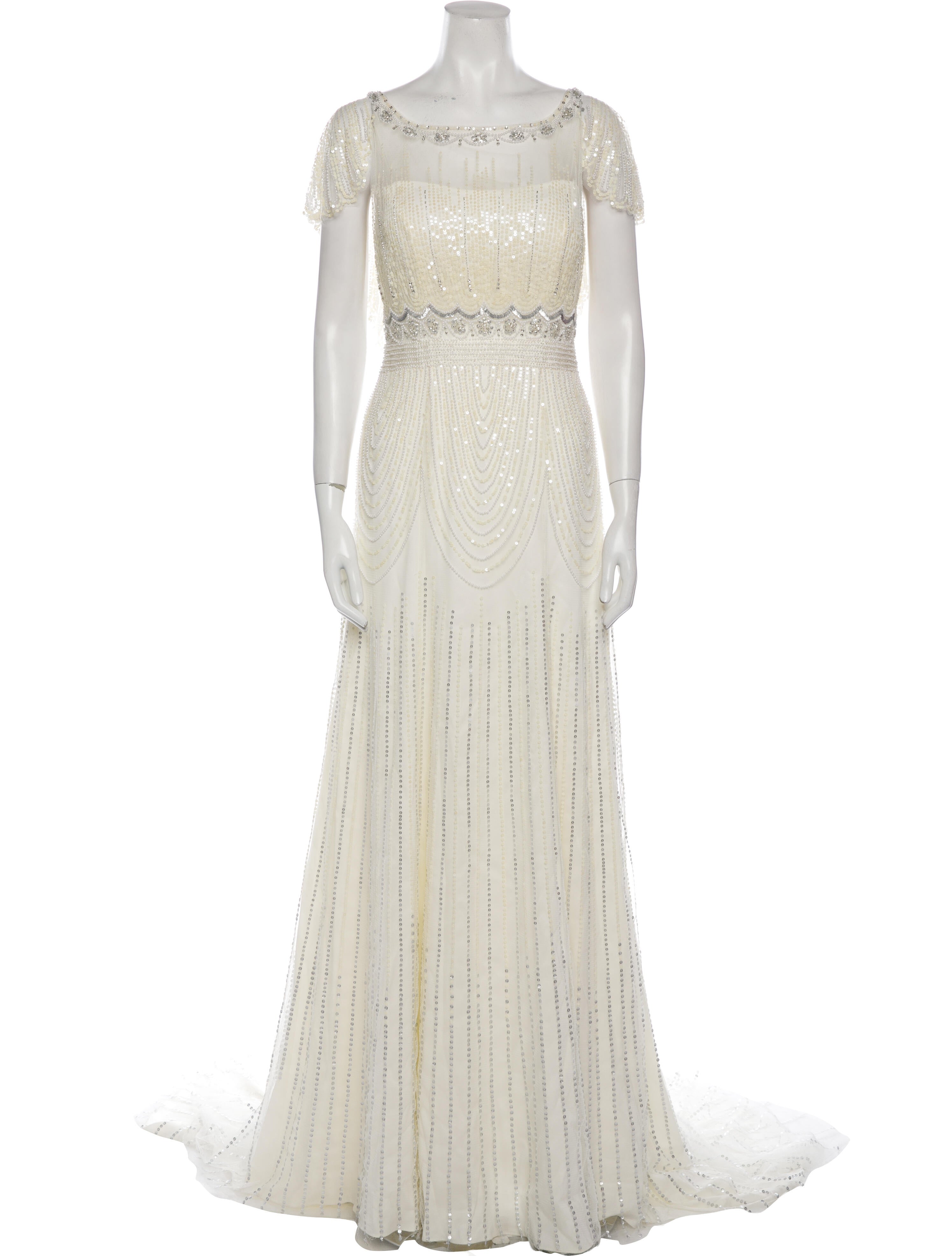 Jenny Packham Patterned Long Dress