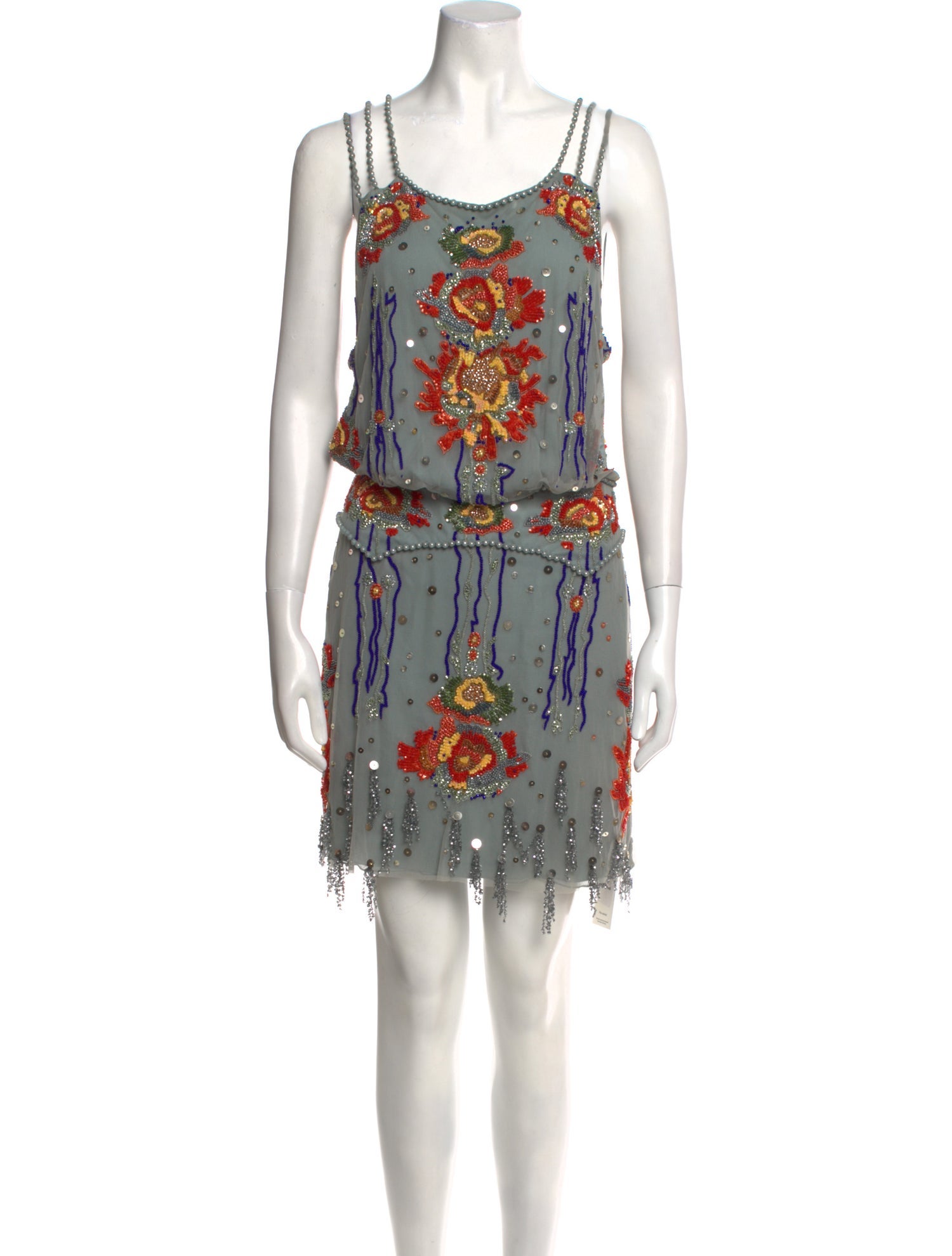 Jenny Packham Printed Mini Dress