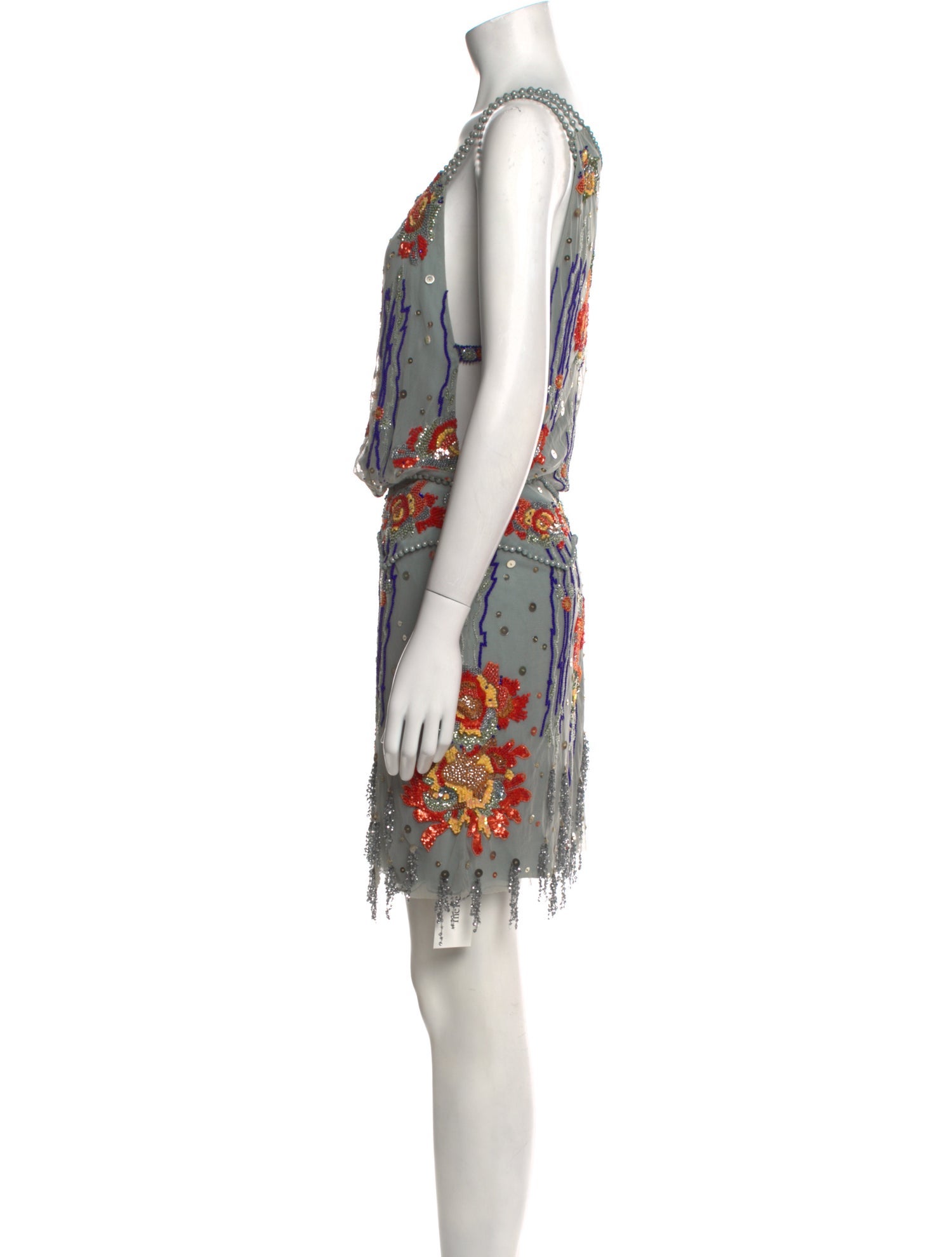 Jenny Packham Printed Mini Dress