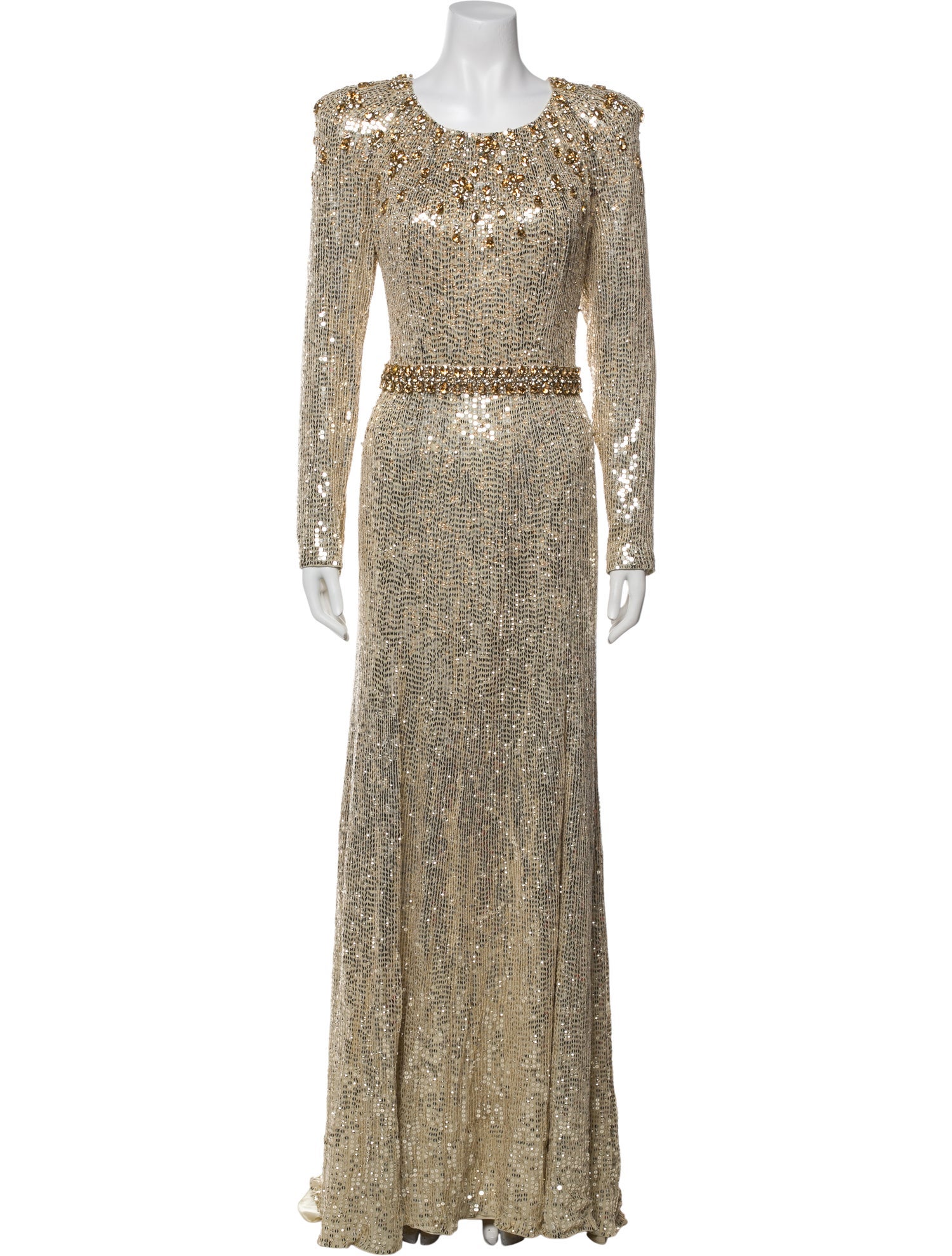 Jenny Packham Scoop Neck Midi Length Dress w/ Tags