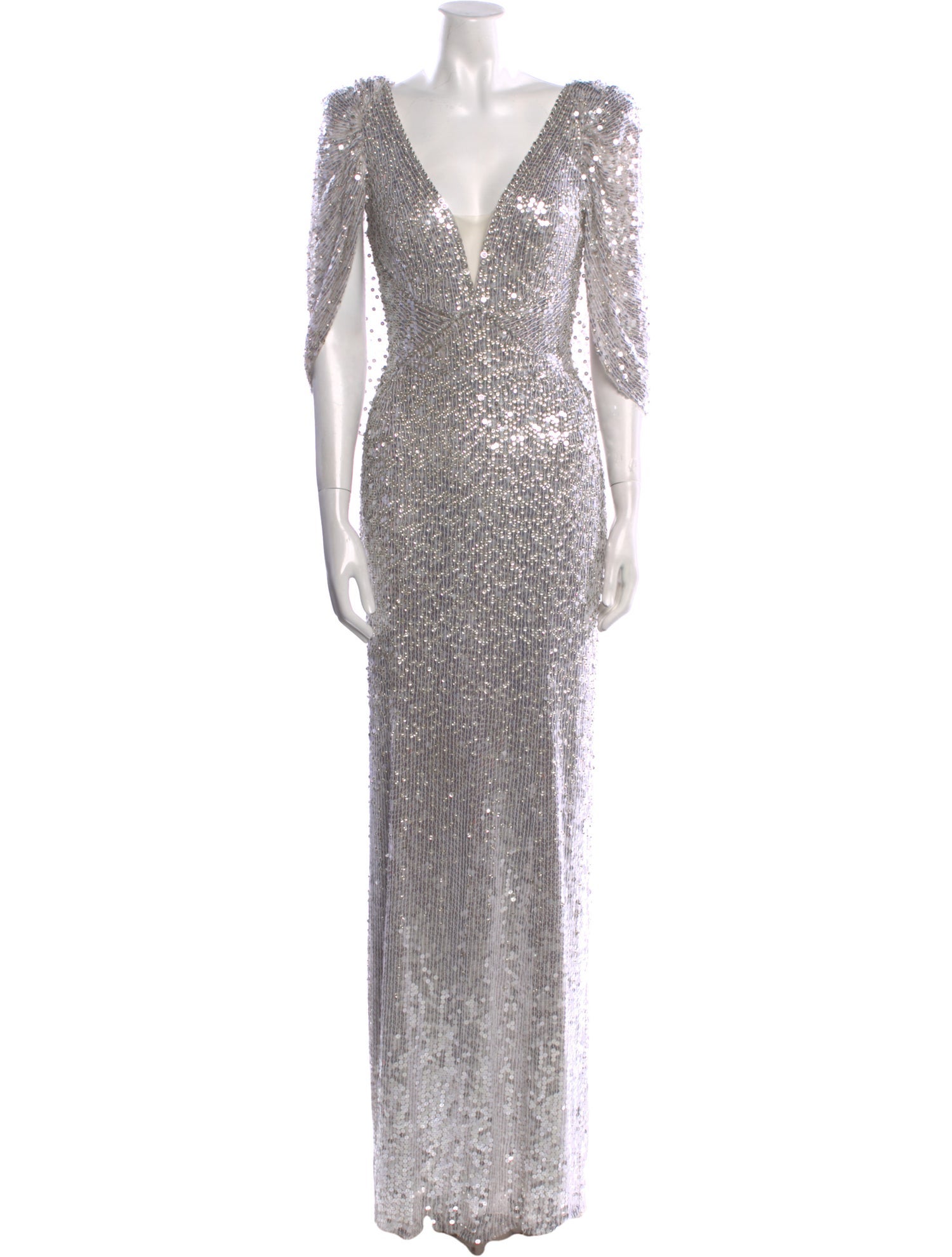 Jenny Packham Patterned Long Dress