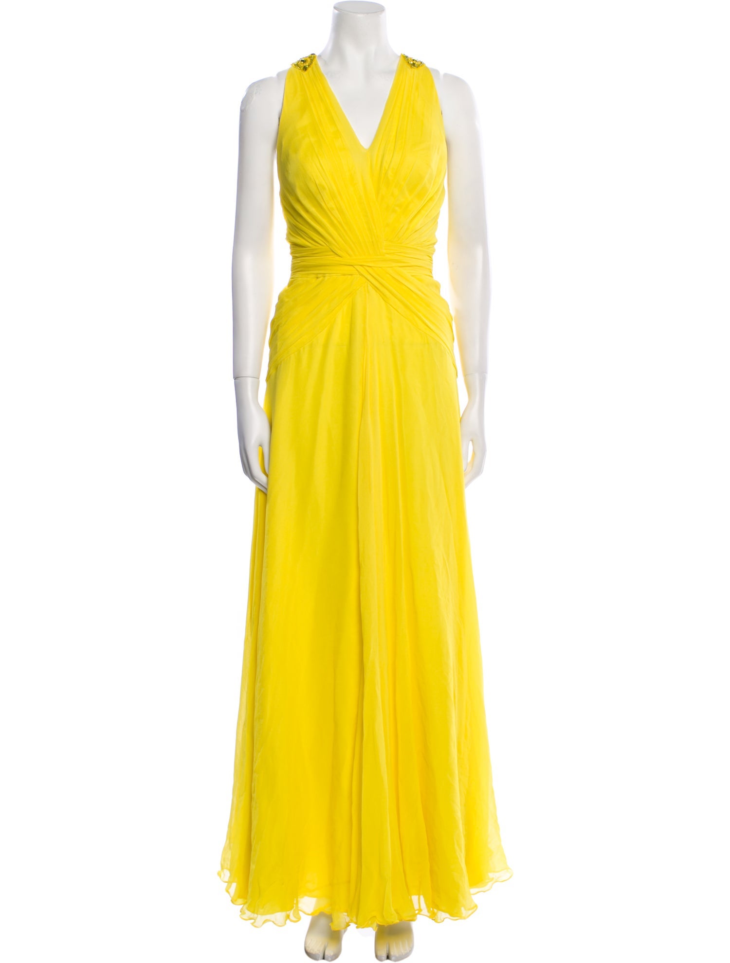 Jenny Packham Silk Long Dress