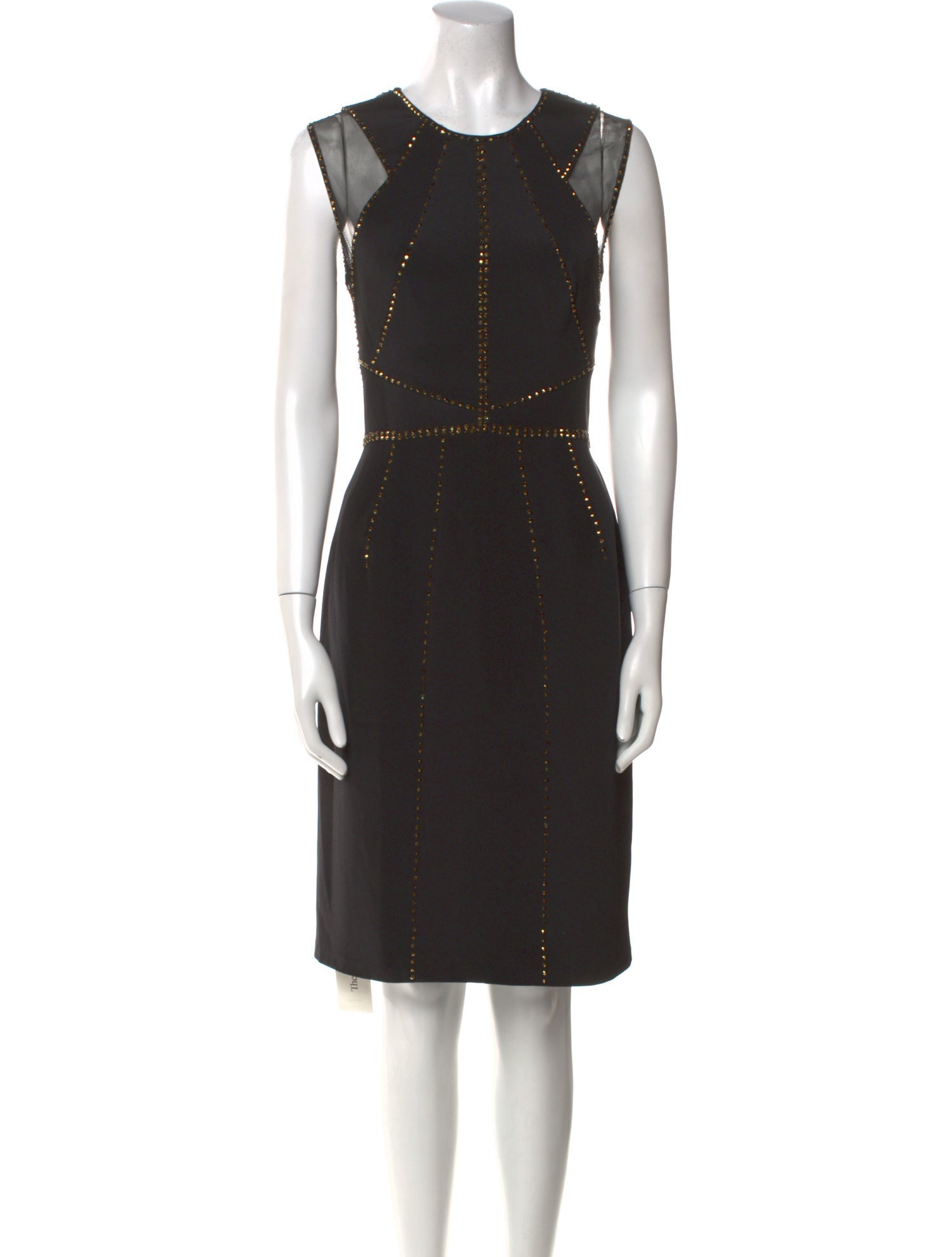 Jenny Packham Silk Knee-Length Dress